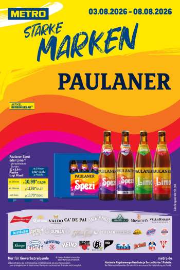 Prospekte Metro - 3.08.2026 - 8.08.2026.