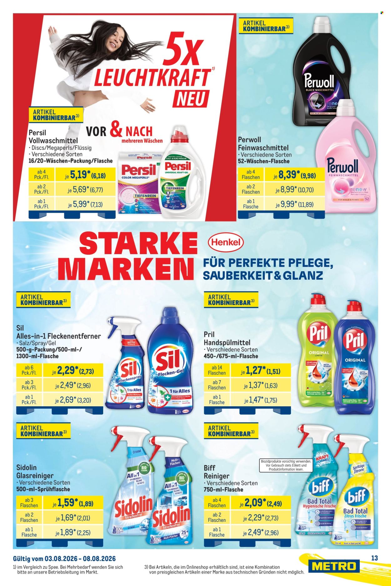 Metro Prospekte  - 3.08.2026 - 8.08.2026. Seite 13