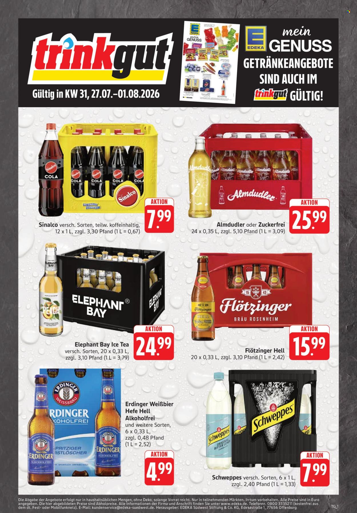 Edeka Prospekte  - 27.07.2026 - 1.08.2026. Seite 1