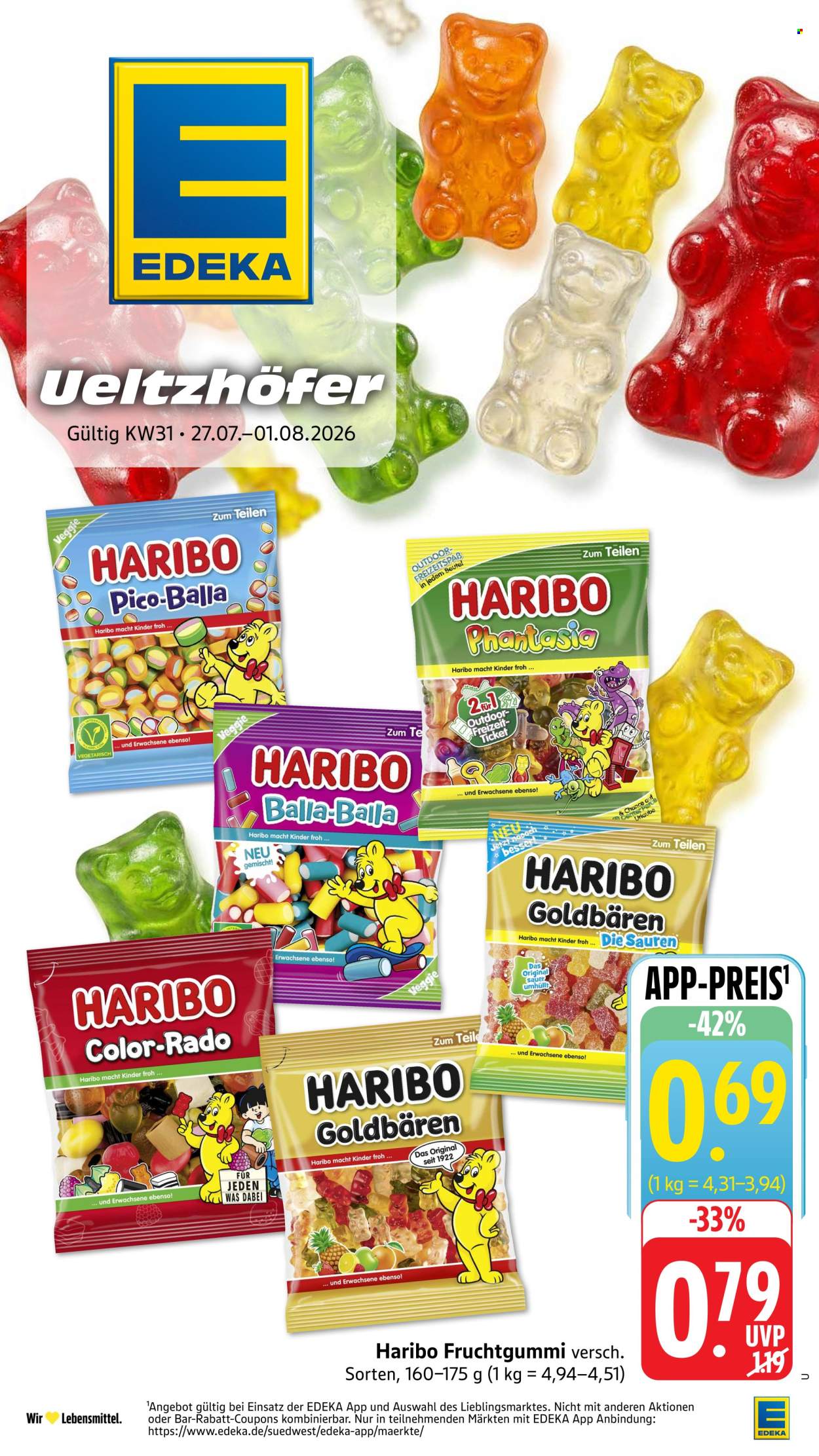 Edeka Prospekte  - 27.07.2026 - 1.08.2026. Seite 1