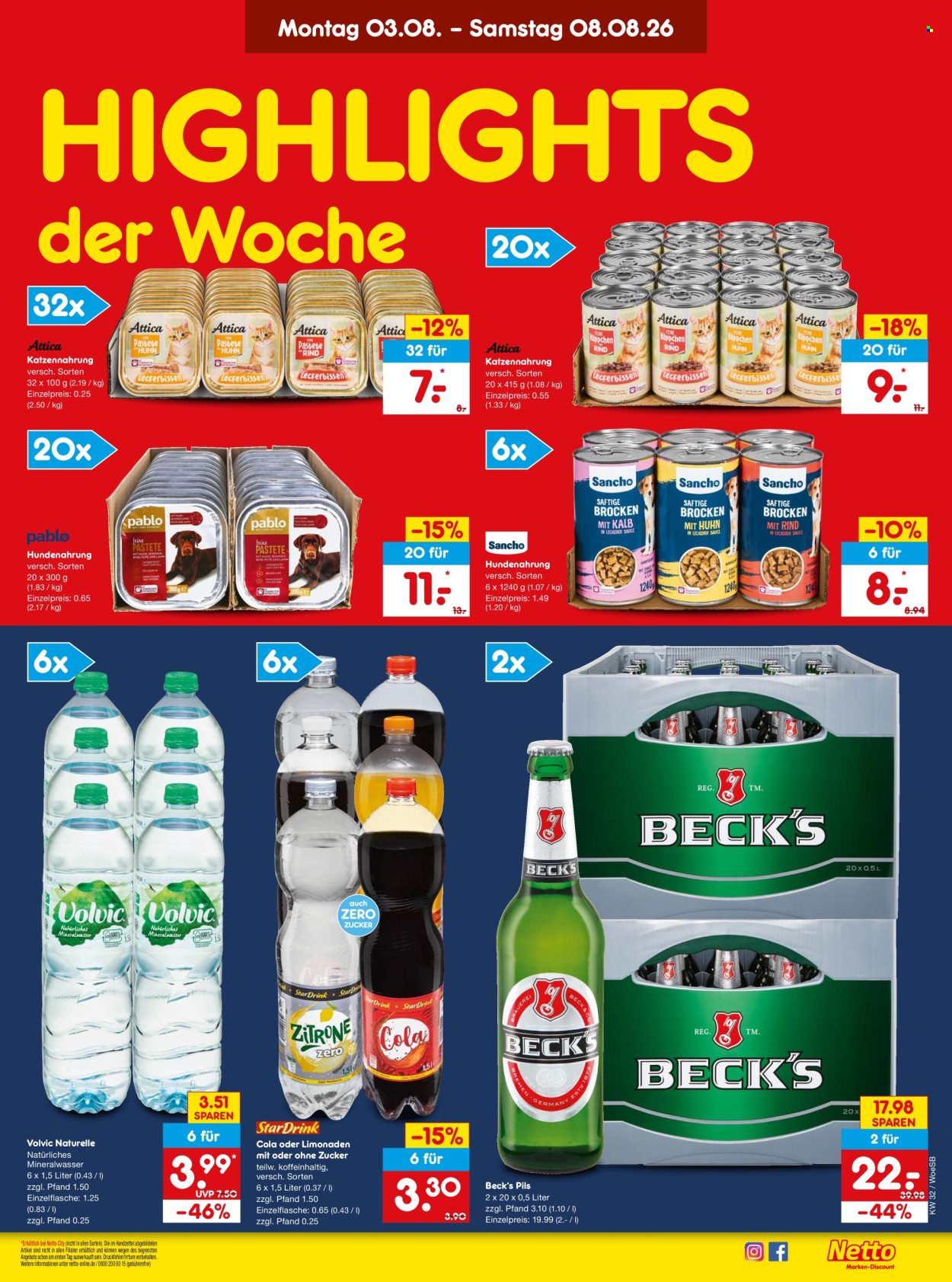 Netto Marken-Discount Prospekte  - 3.08.2026 - 8.08.2026. Seite 3