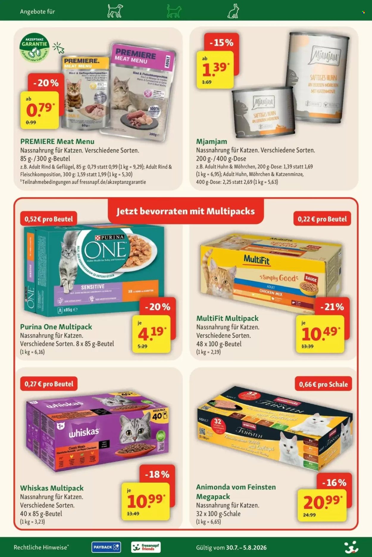 Fressnapf Prospekte  - 30.07.2026 - 5.08.2026. Seite 12