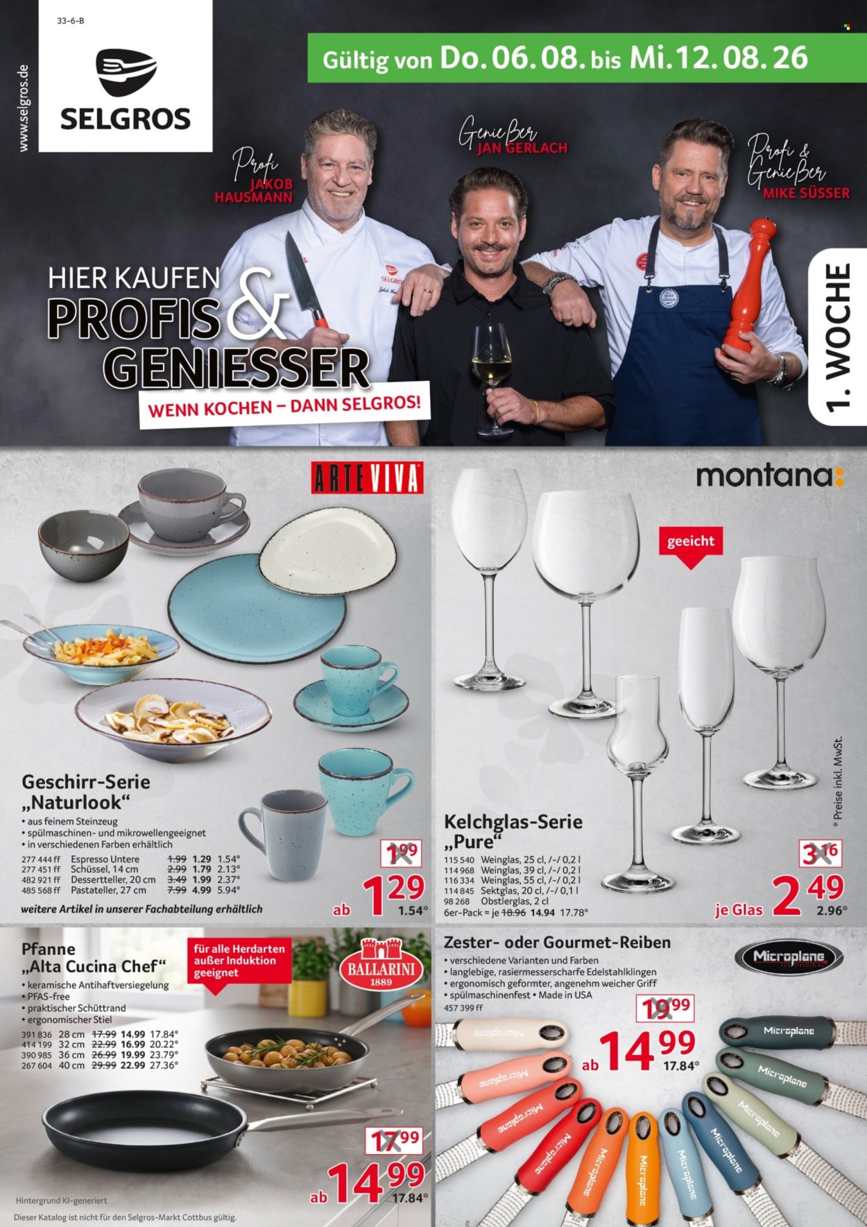 Selgros Prospekte  - 6.08.2026 - 12.08.2026. Seite 1