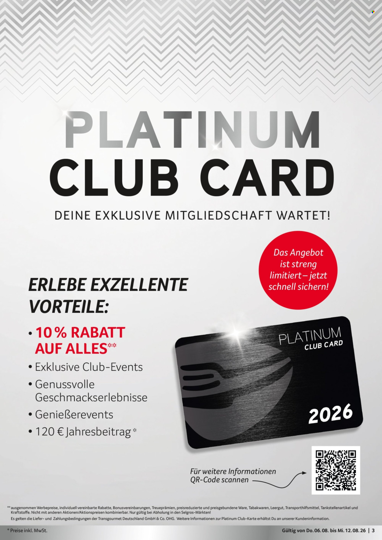 Selgros Prospekte  - 6.08.2026 - 12.08.2026. Seite 3