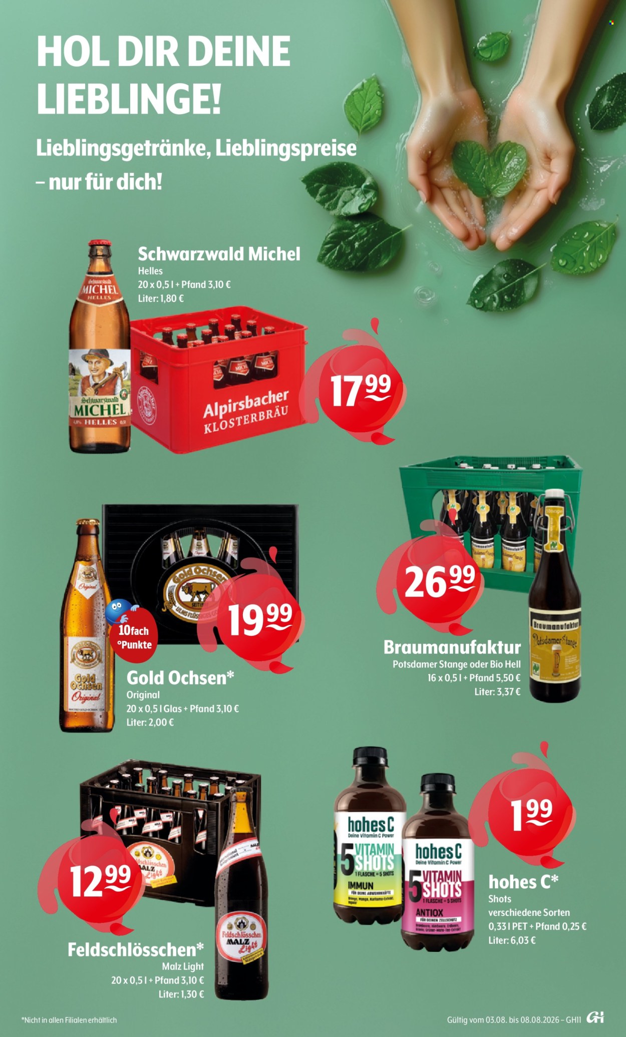 Getränke Hoffmann Prospekte  - 3.08.2026 - 8.08.2026. Seite 9