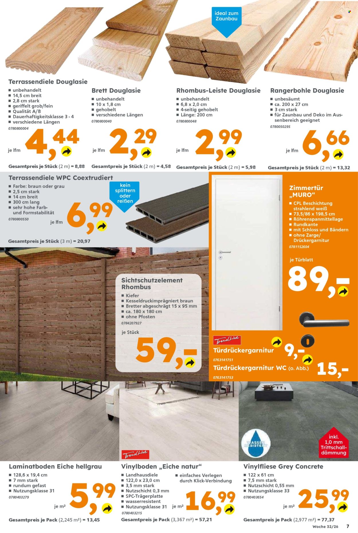 Globus Baumarkt Prospekte  - 3.08.2026 - 8.08.2026. Seite 7