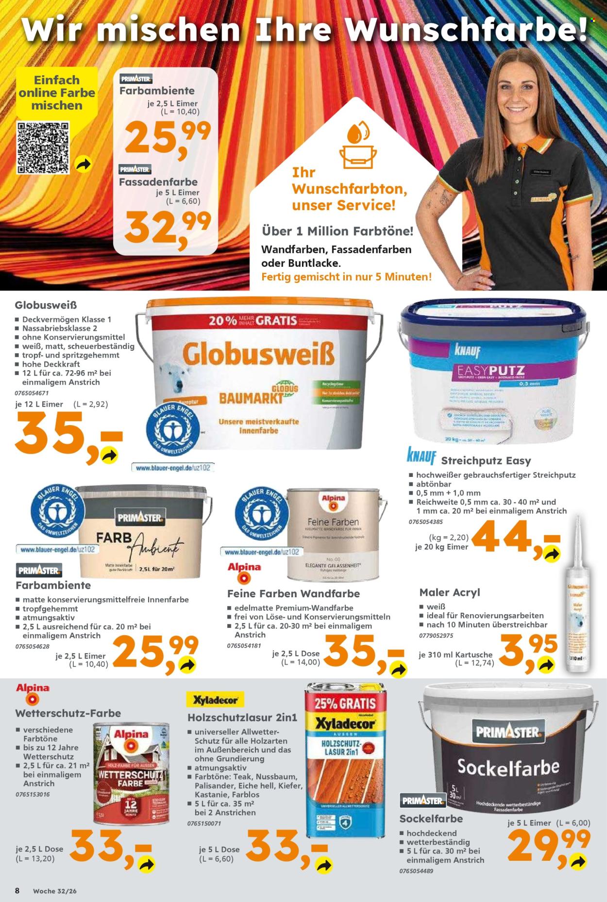 Globus Baumarkt Prospekte  - 3.08.2026 - 8.08.2026. Seite 8