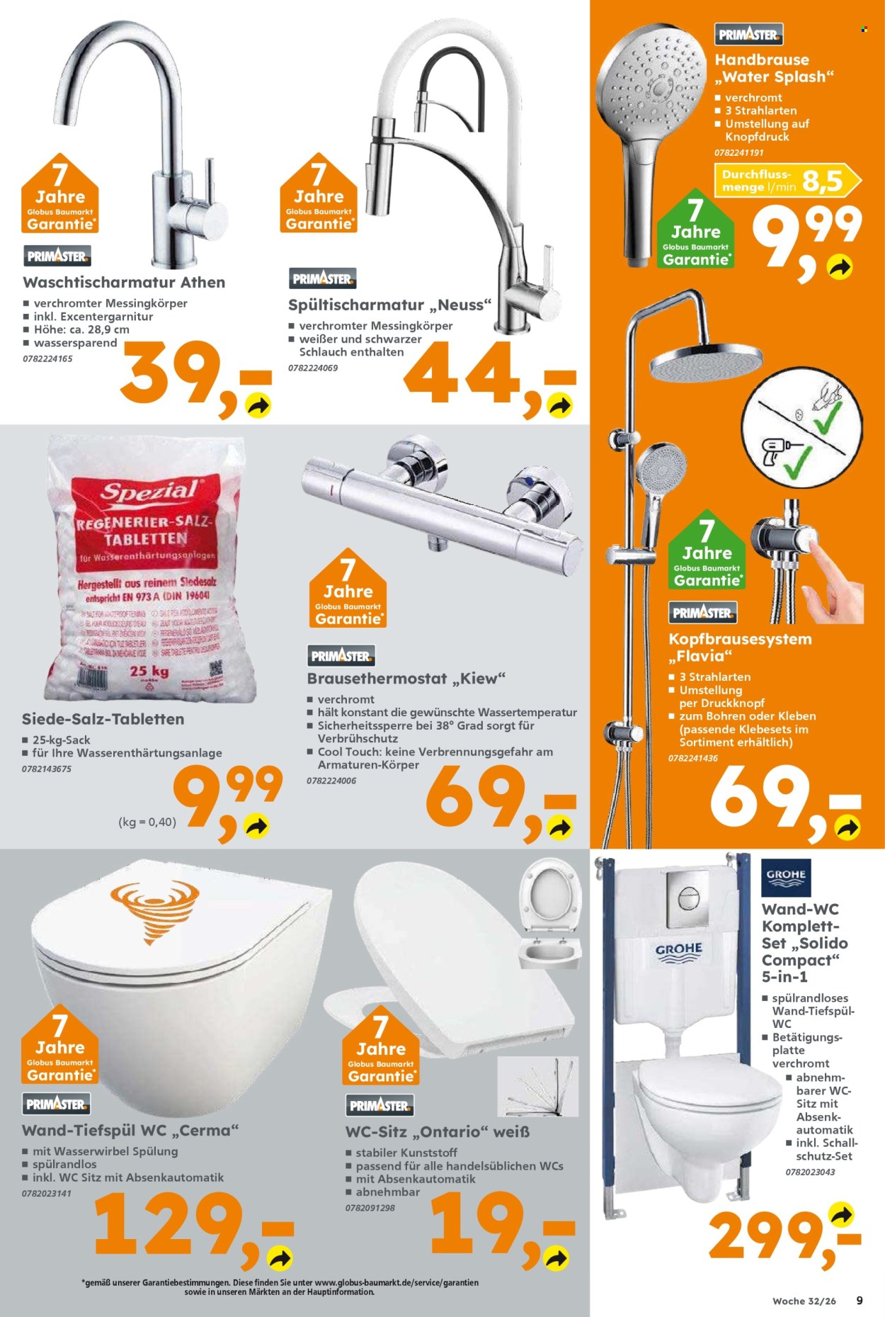 Globus Baumarkt Prospekte  - 3.08.2026 - 8.08.2026. Seite 9