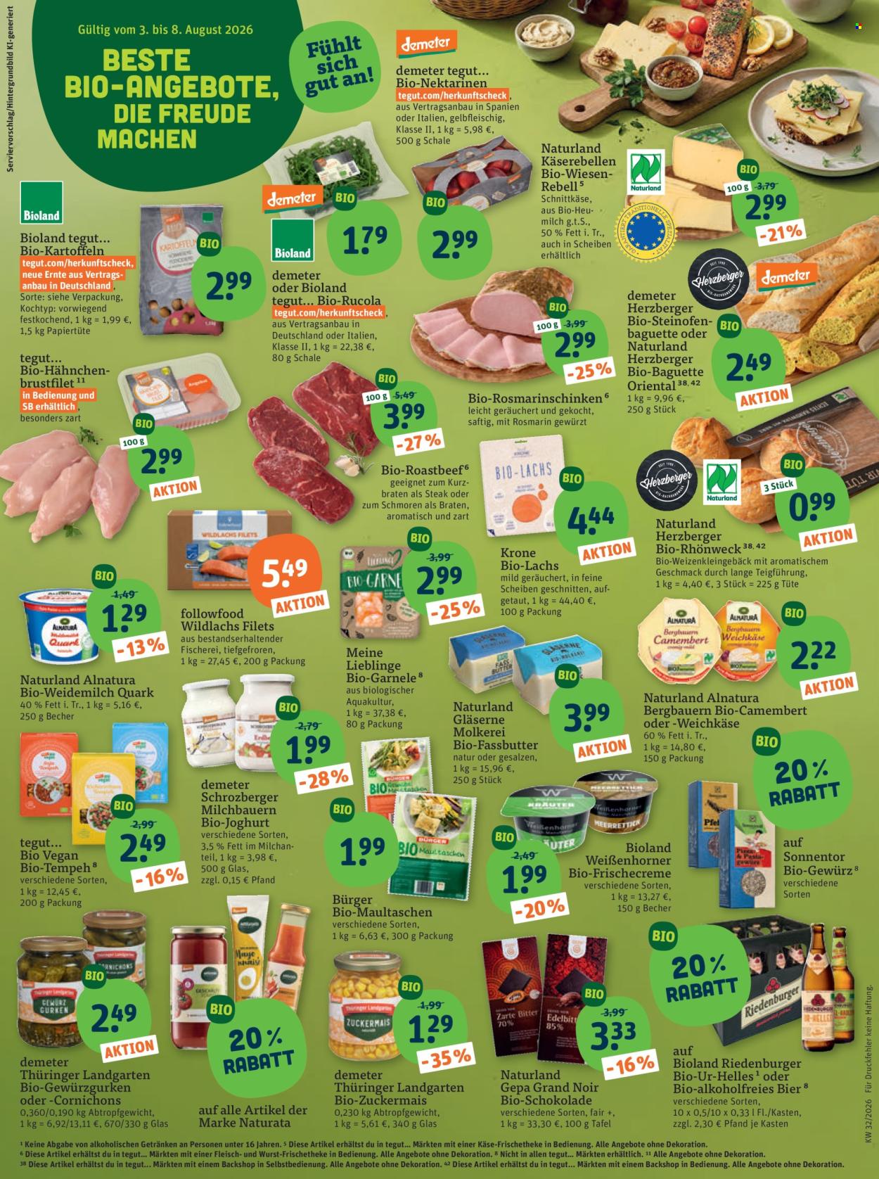 tegut... Prospekte  - 3.08.2026 - 8.08.2026. Seite 2