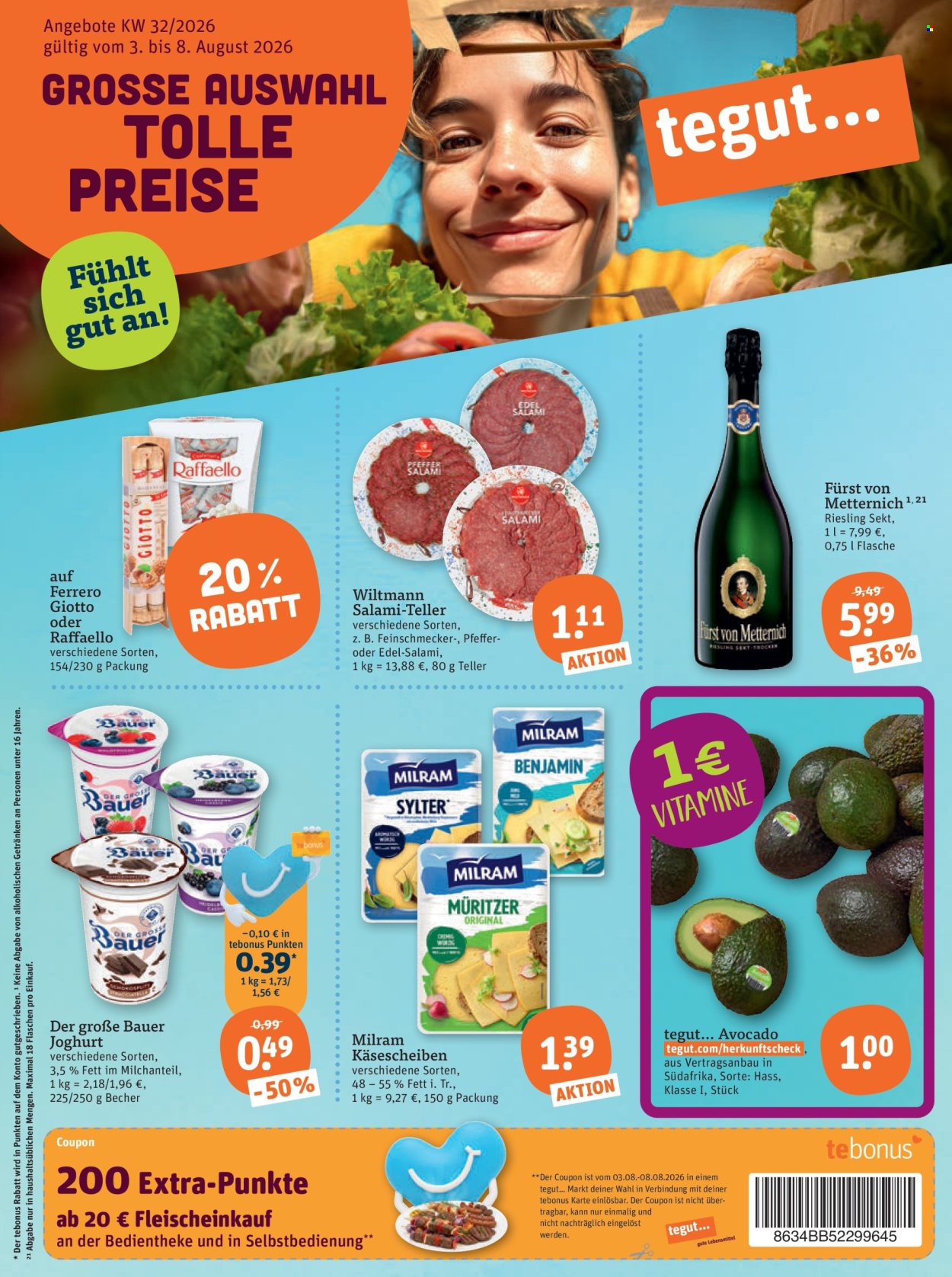 tegut... Prospekte  - 3.08.2026 - 8.08.2026. Seite 3