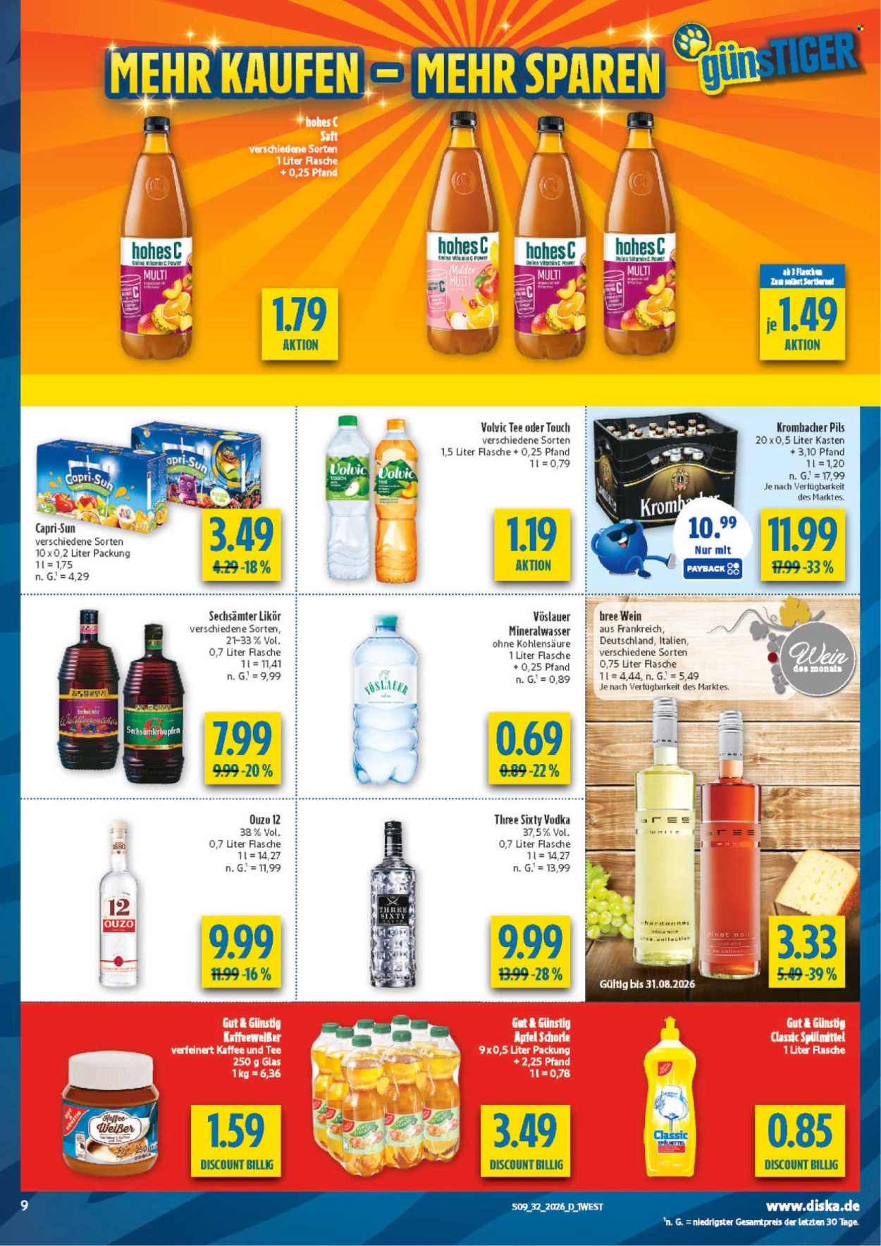 Diska Prospekte  - 3.08.2026 - 8.08.2026. Seite 9