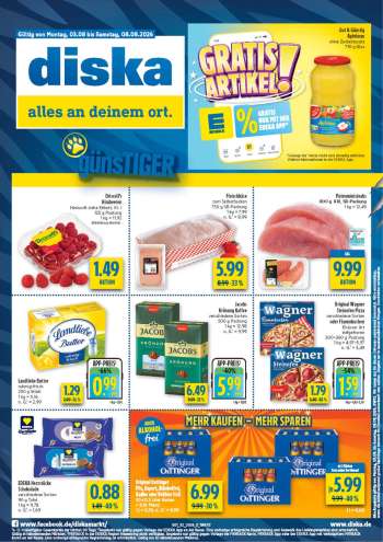 Prospekte Diska - 3.08.2026 - 8.08.2026.