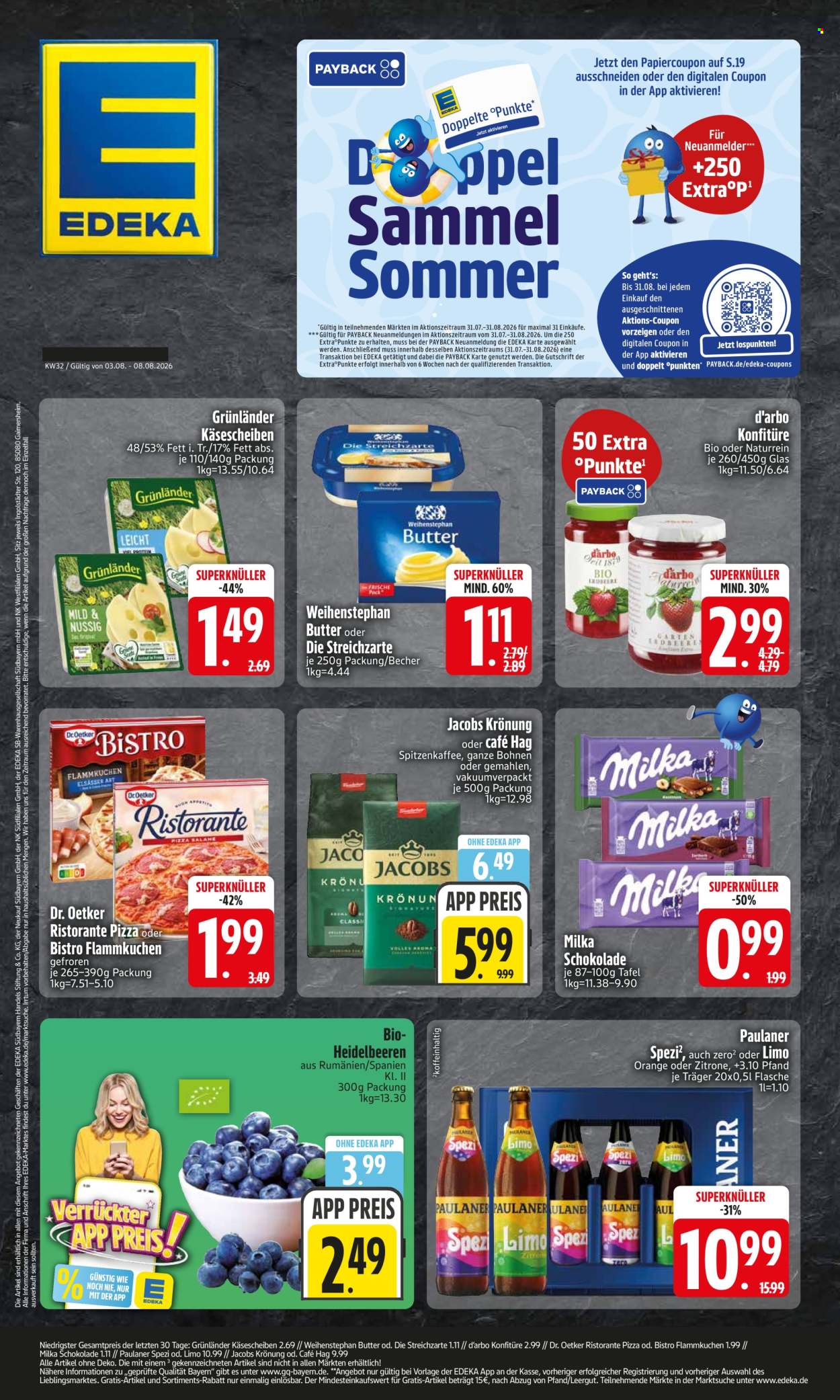 Edeka Prospekte  - 3.08.2026 - 8.08.2026. Seite 1