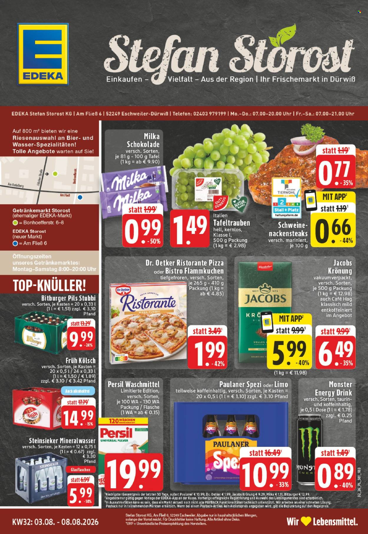 Edeka Prospekte  - 3.08.2026 - 8.08.2026. Seite 1