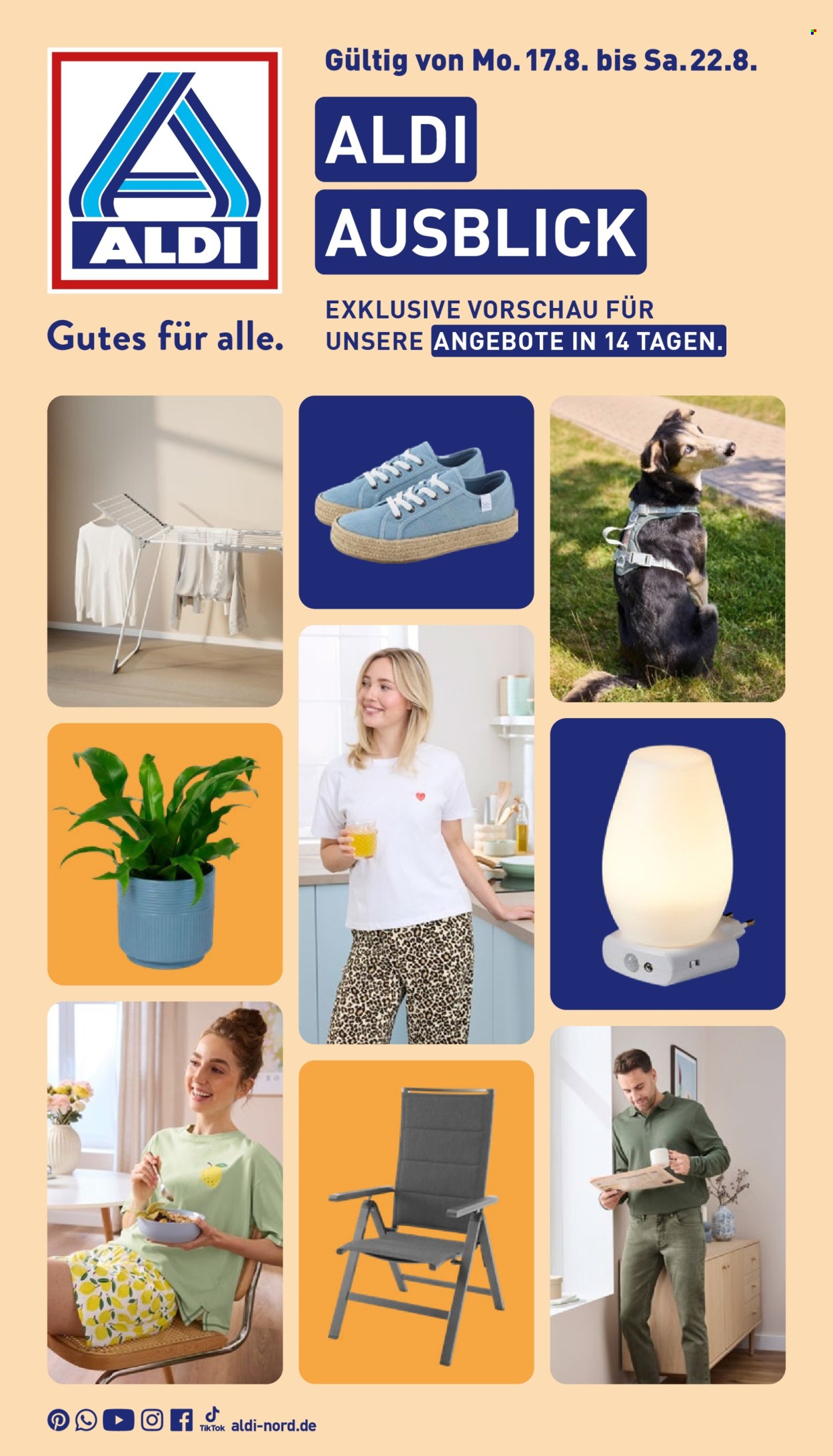 ALDI Nord Prospekte  - 3.08.2026 - 3.08.2026. Seite 1