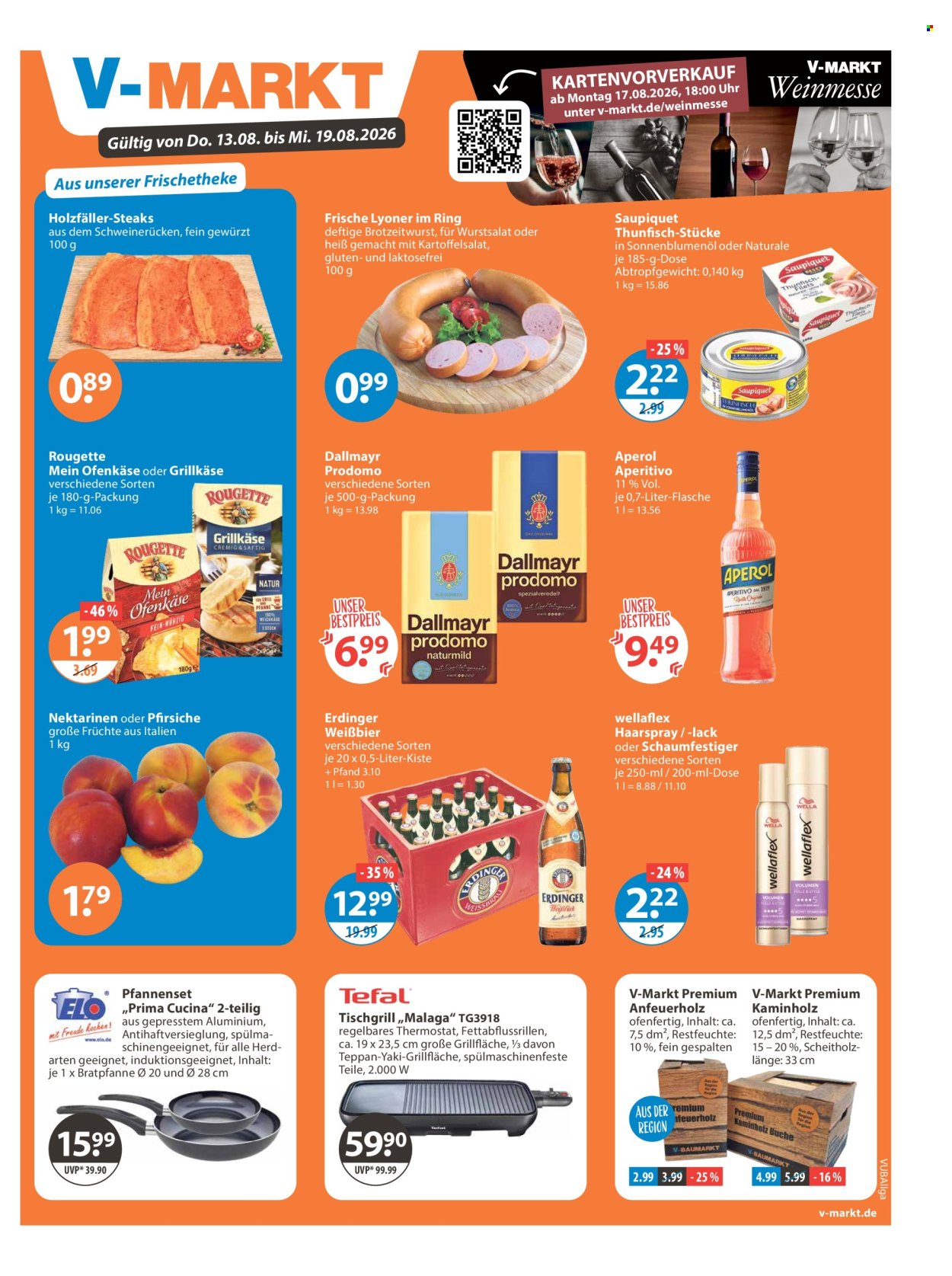 V-Markt Prospekte  - 13.08.2026 - 19.08.2026. Seite 1