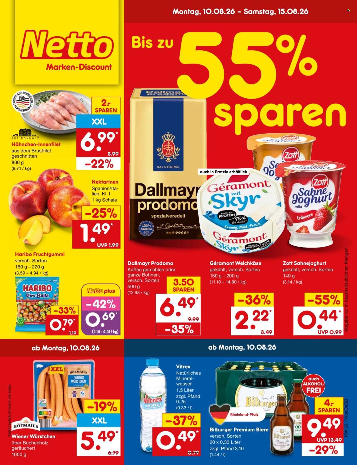 Netto Marken-Discount Prospekte  - 10.08.2026 - 15.08.2026. Seite 1