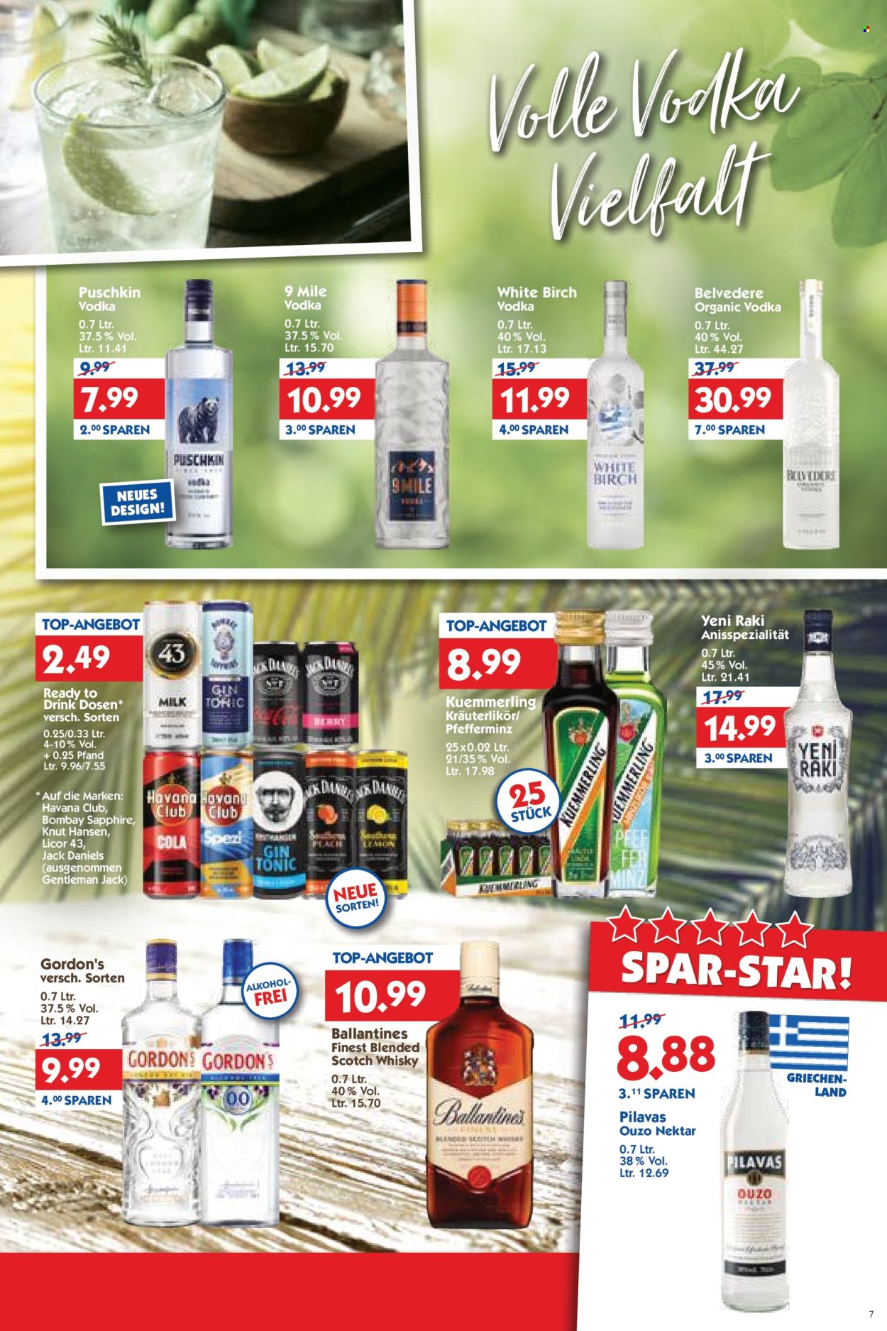 Hol'ab! Getränkemarkt Prospekte  - 10.08.2026 - 15.08.2026. Seite 7