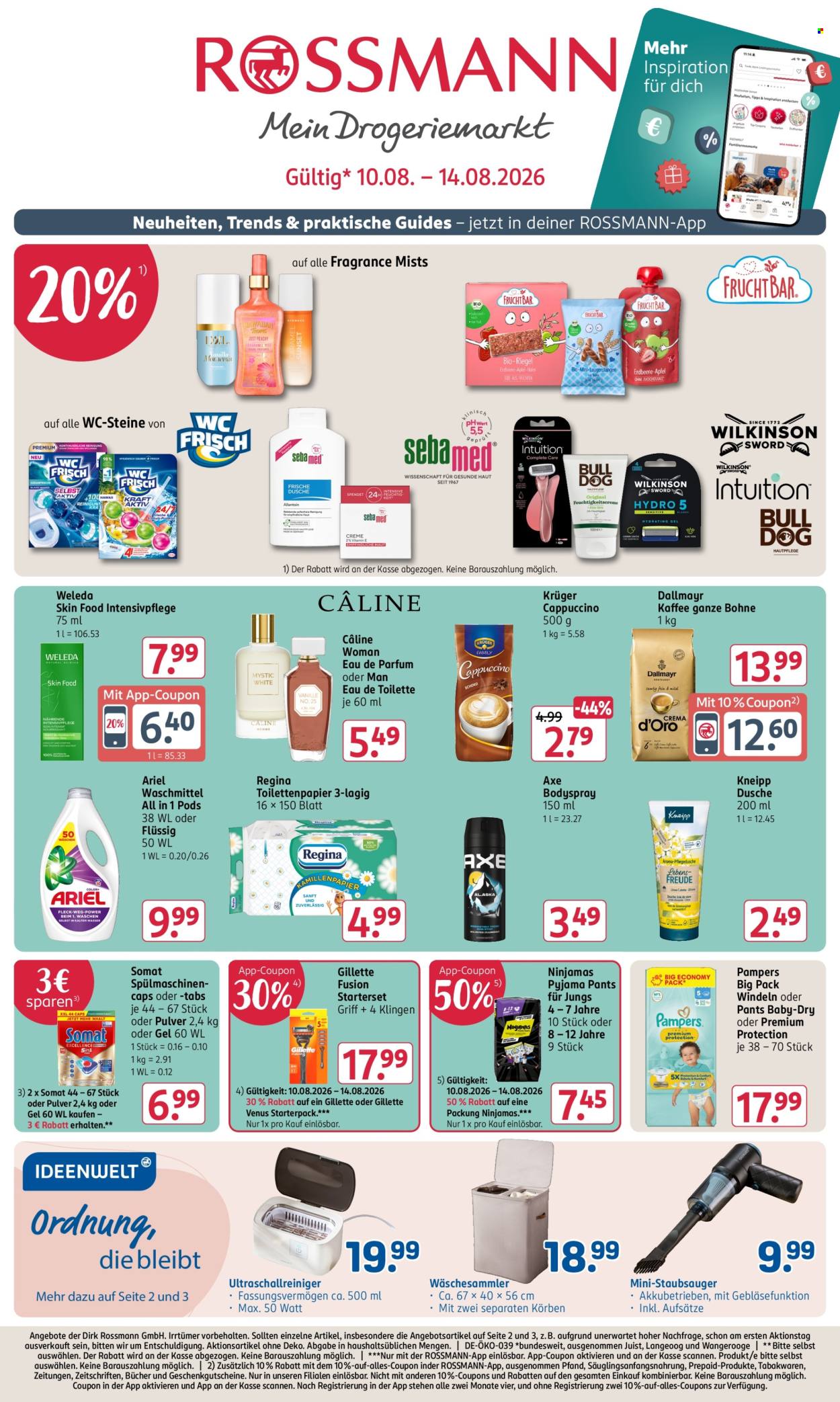 Rossmann Prospekte  - 10.08.2026 - 14.08.2026. Seite 1