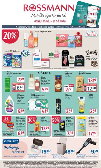 Prospekte Rossmann - 10.08.2026 - 14.08.2026.