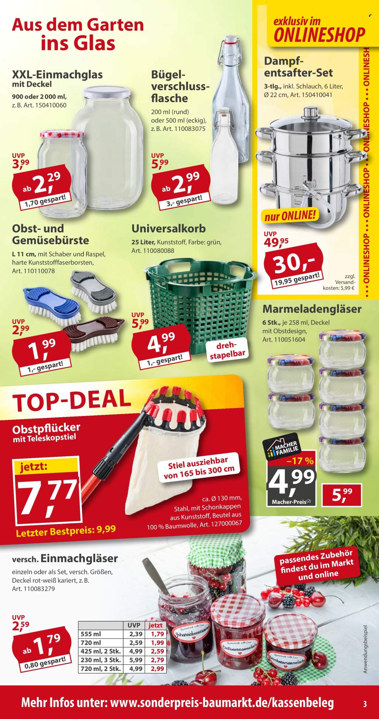 Sonderpreis-Baumarkt Prospekte  - 15.08.2026 - 21.08.2026. Seite 3