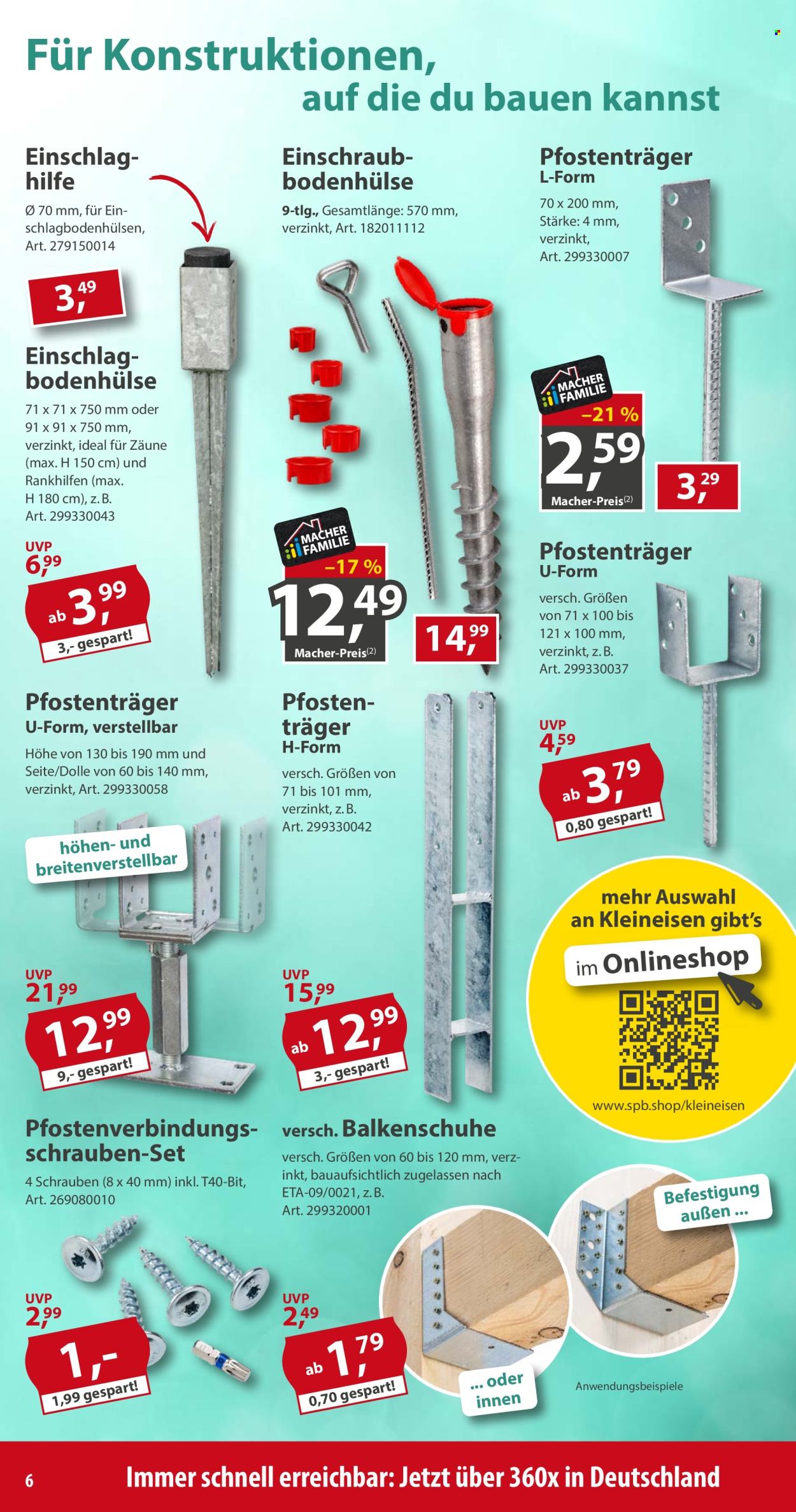 Sonderpreis-Baumarkt Prospekte  - 15.08.2026 - 21.08.2026. Seite 6