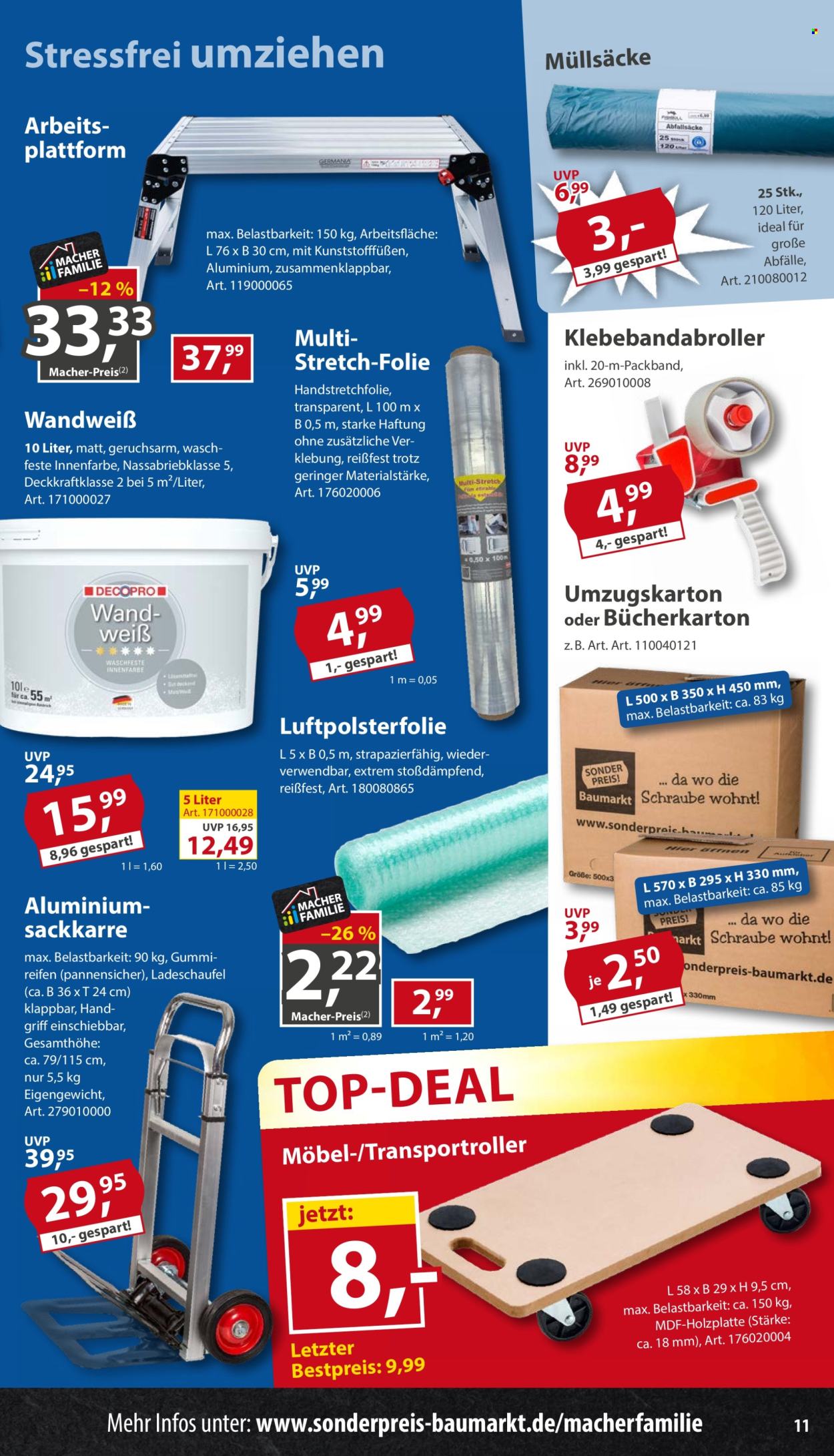 Sonderpreis-Baumarkt Prospekte  - 15.08.2026 - 21.08.2026. Seite 11