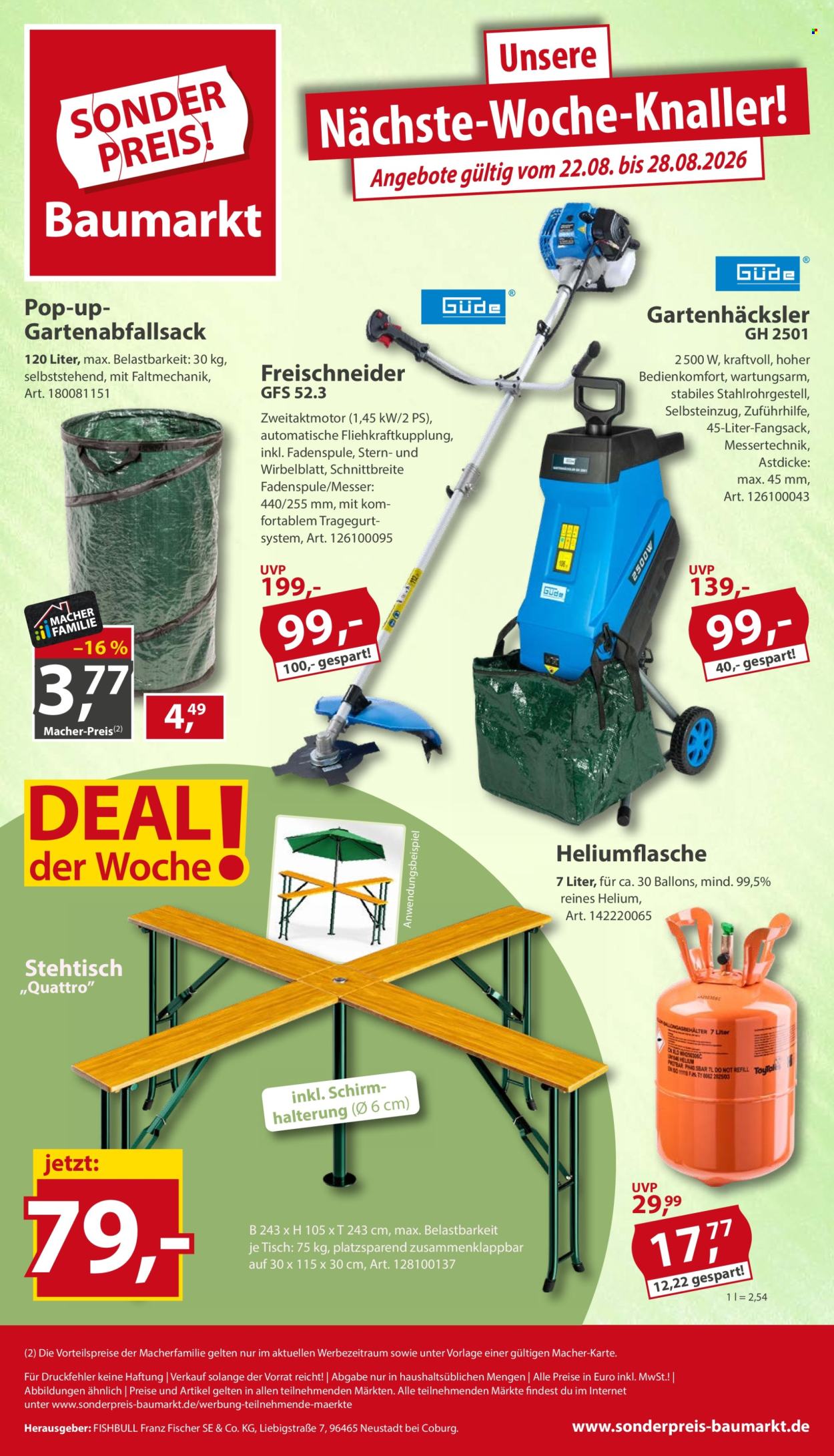 Sonderpreis-Baumarkt Prospekte  - 15.08.2026 - 21.08.2026. Seite 16