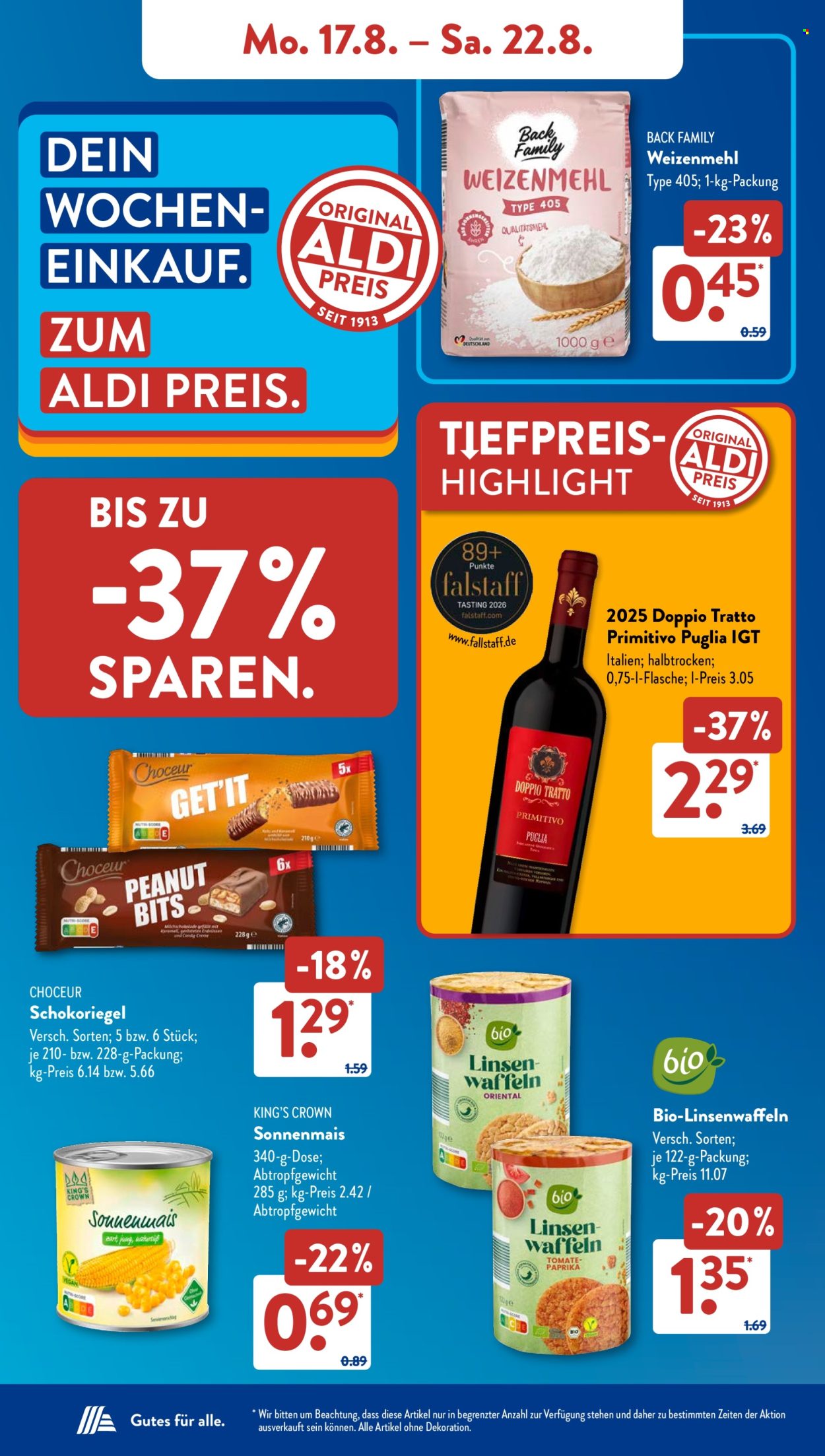 ALDI SÜD Prospekte  - 17.08.2026 - 22.08.2026. Seite 9