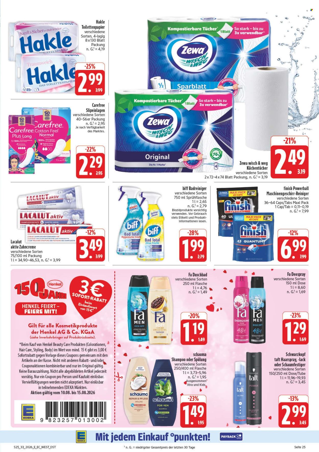 E center Prospekte  - 10.08.2026 - 15.08.2026. Seite 33