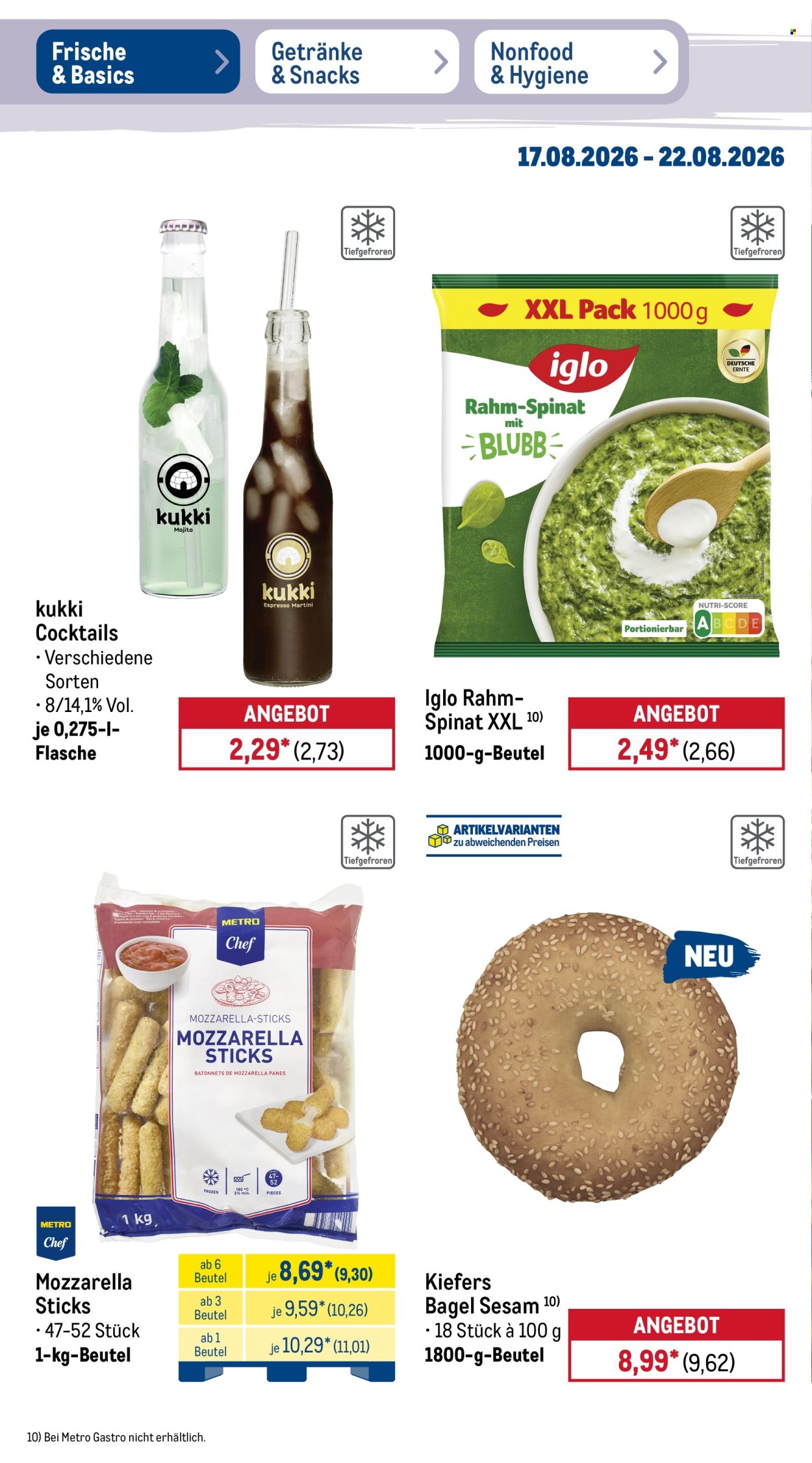 Metro Prospekte  - 17.08.2026 - 22.08.2026. Seite 16