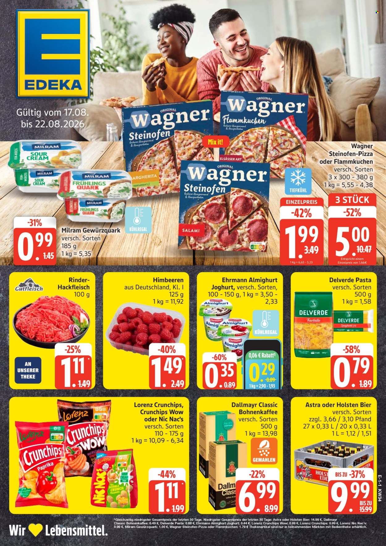 Edeka Prospekte  - 17.08.2026 - 22.08.2026. Seite 1