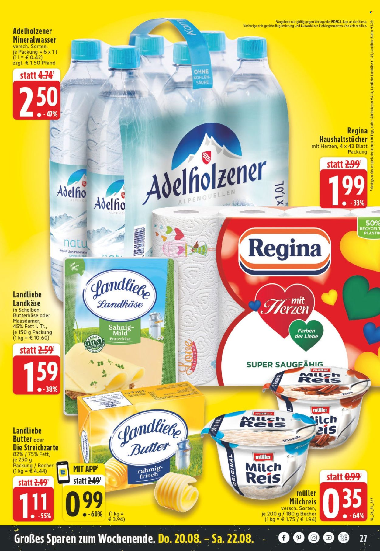 Edeka Prospekte  - 17.08.2026 - 22.08.2026. Seite 27