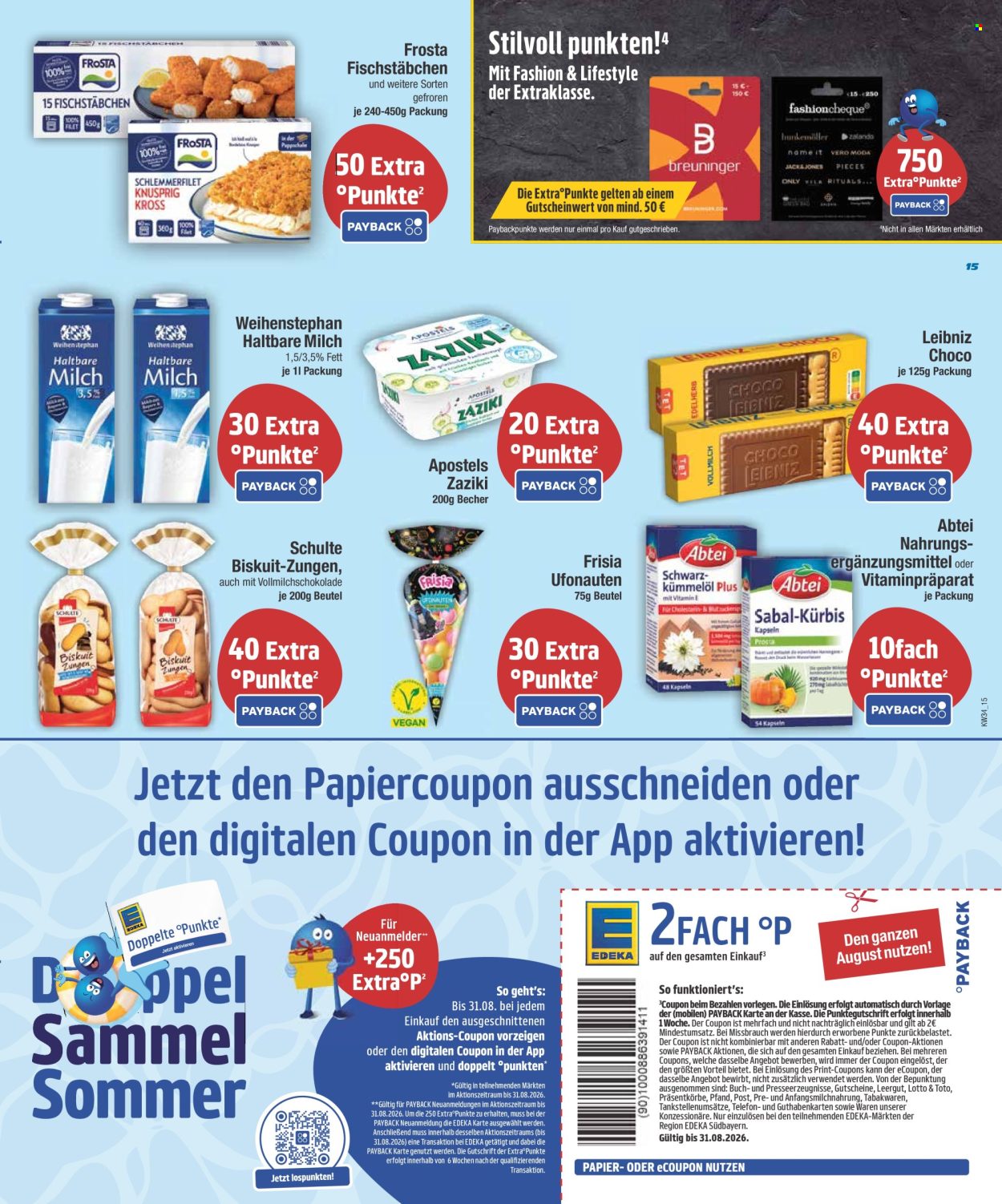 Edeka Prospekte  - 17.08.2026 - 22.08.2026. Seite 15