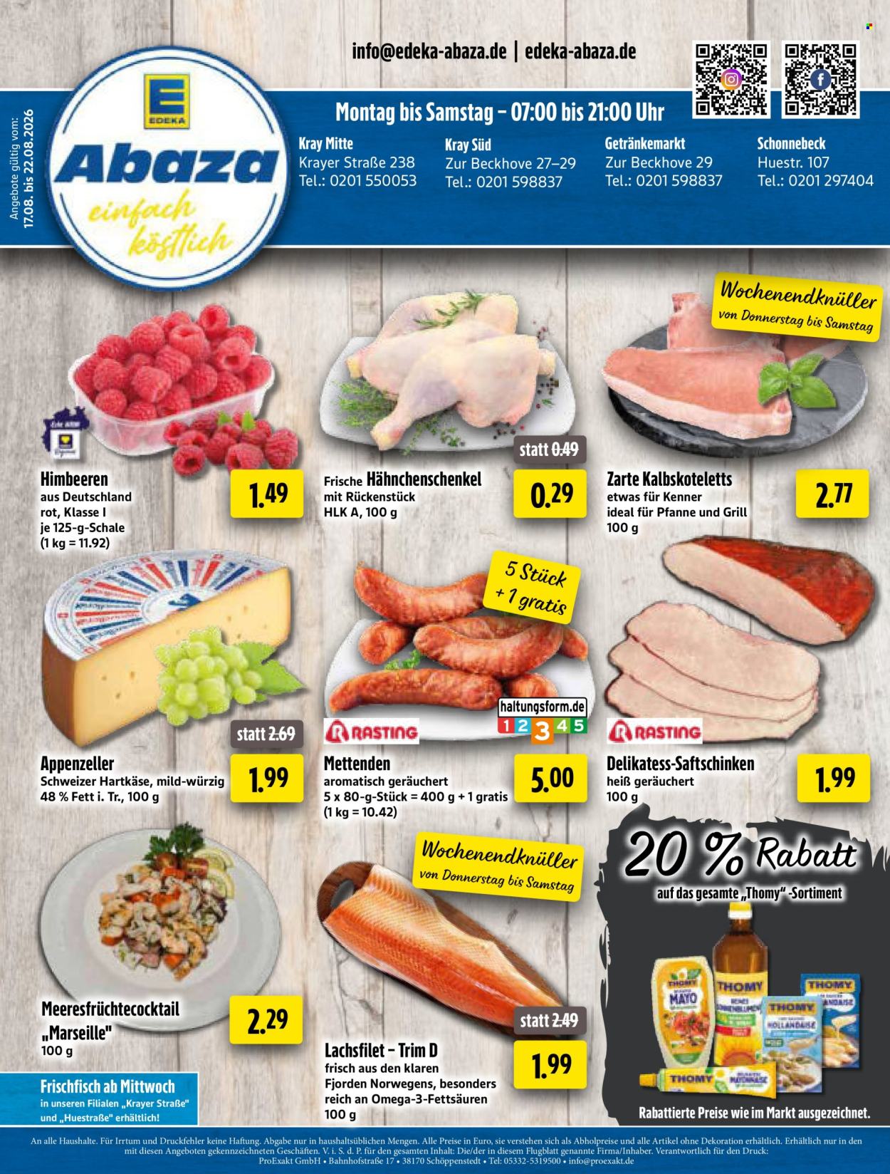 Edeka Getränkemarkt Prospekte  - 17.08.2026 - 22.08.2026. Seite 1