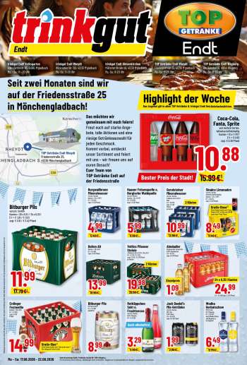 Prospekte Edeka Getränkemarkt - 17.08.2026 - 22.08.2026.