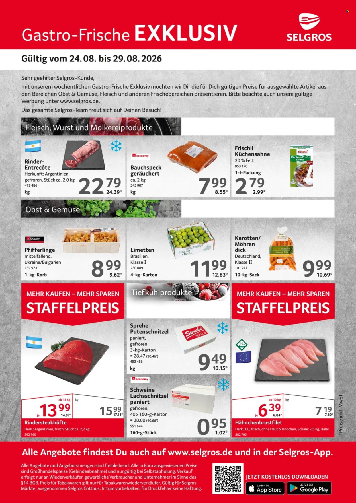 Selgros Prospekte  - 24.08.2026 - 29.08.2026. Seite 1