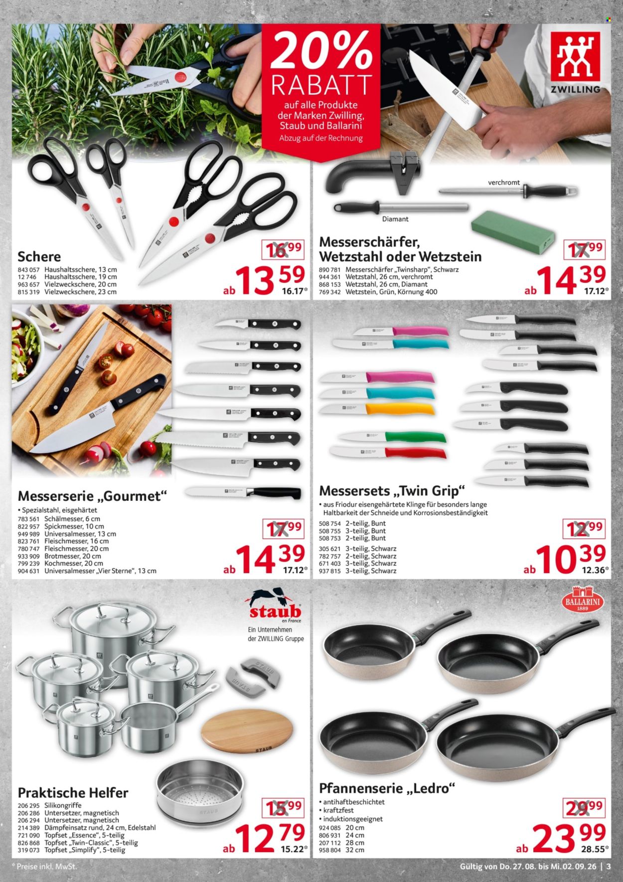 Selgros Prospekte  - 27.08.2026 - 2.09.2026. Seite 3