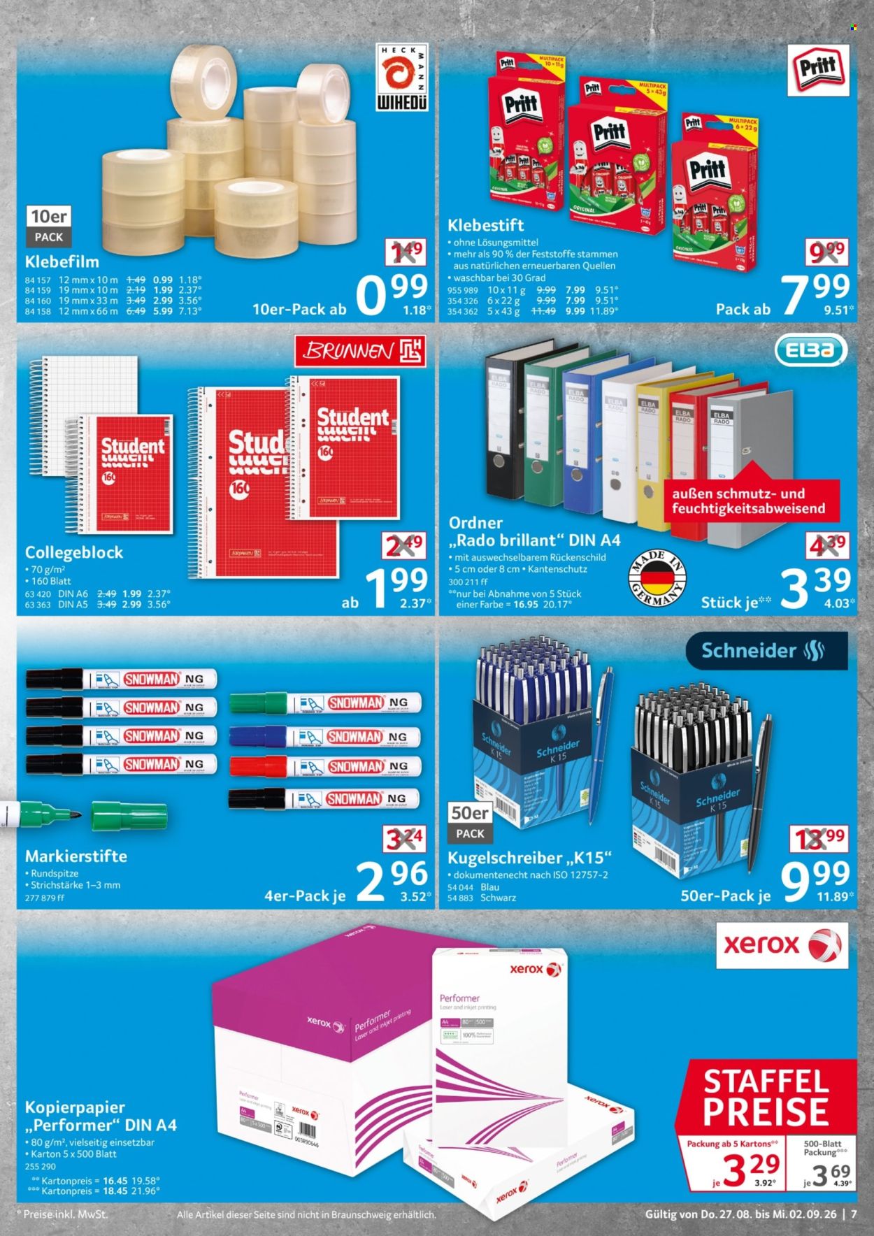 Selgros Prospekte  - 27.08.2026 - 2.09.2026. Seite 7