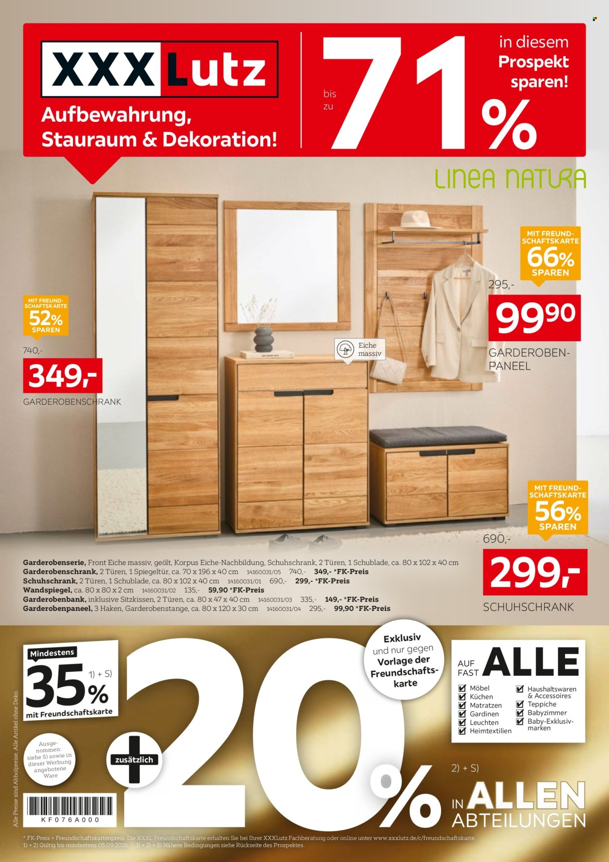 XXXLutz Prospekte  - 22.08.2026 - 5.09.2026. Seite 1