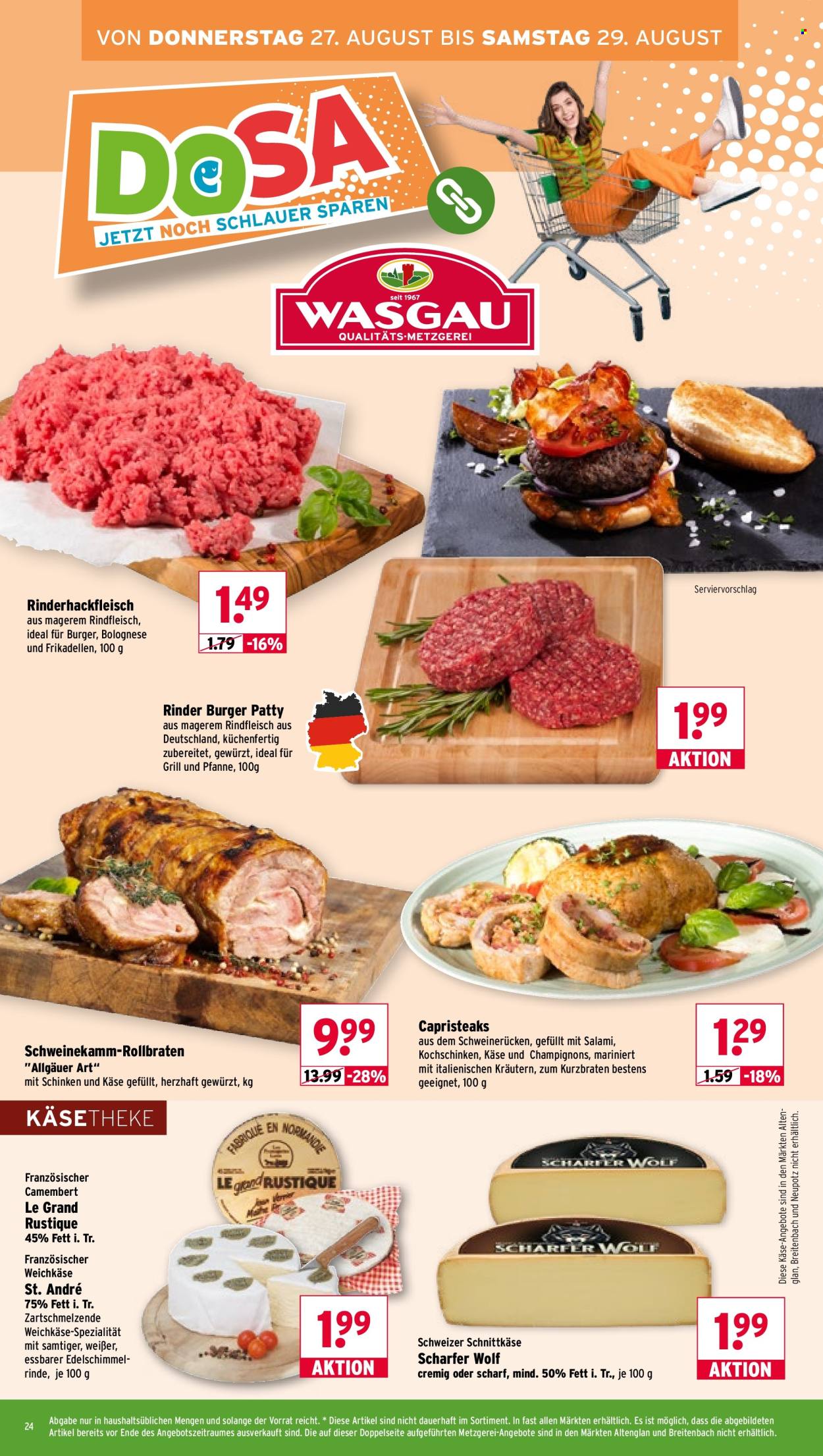 Wasgau Prospekte  - 24.08.2026 - 29.08.2026. Seite 24