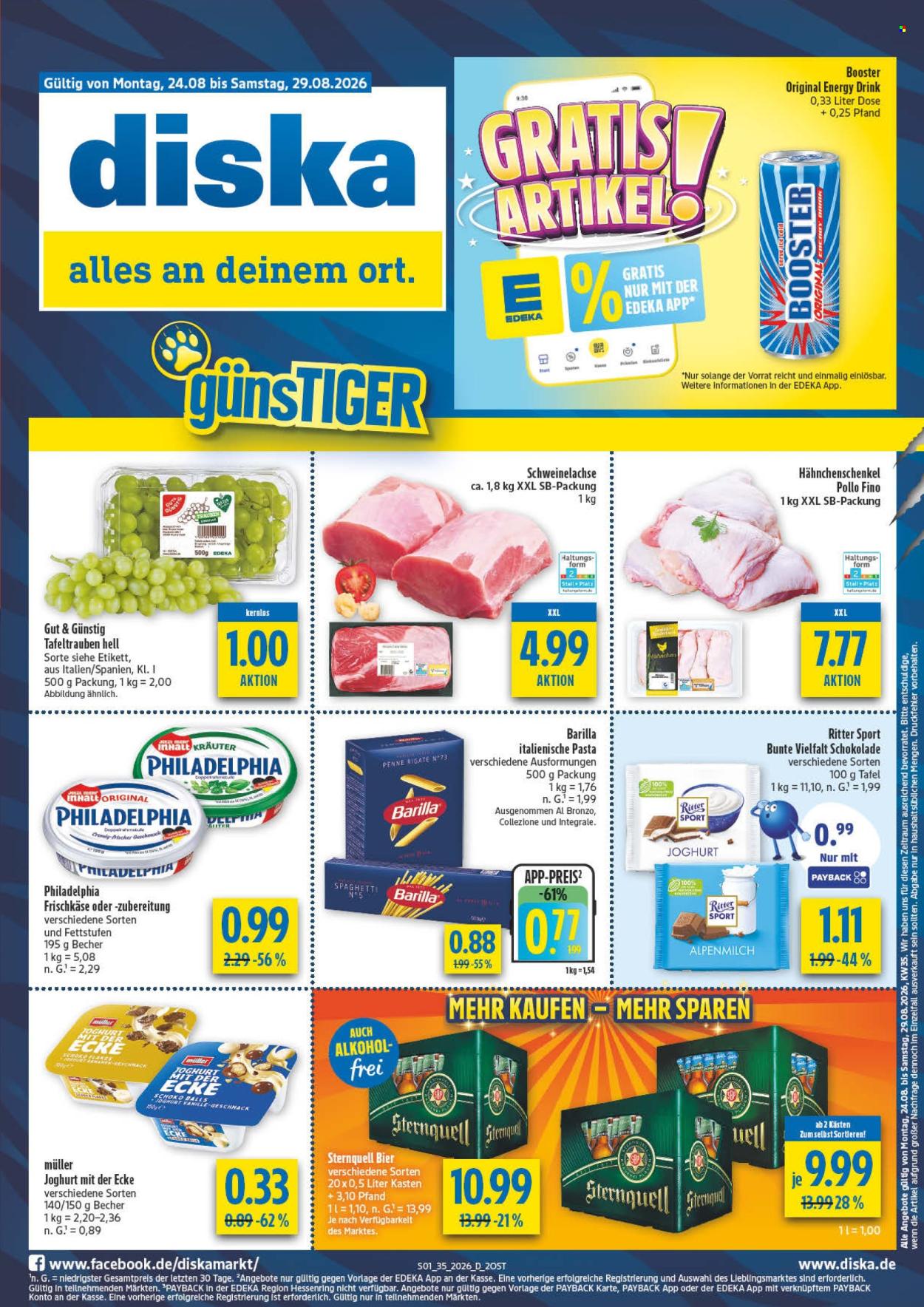 Diska Prospekte  - 24.08.2026 - 29.08.2026. Seite 1