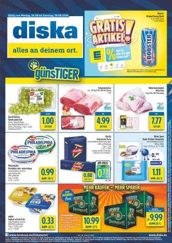 Prospekte Diska - 24.08.2026 - 29.08.2026.