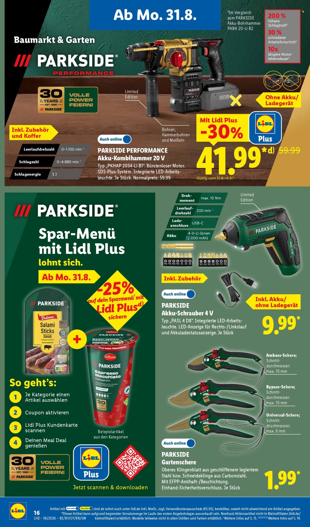 Lidl Prospekte  - 31.08.2026 - 5.09.2026. Seite 36