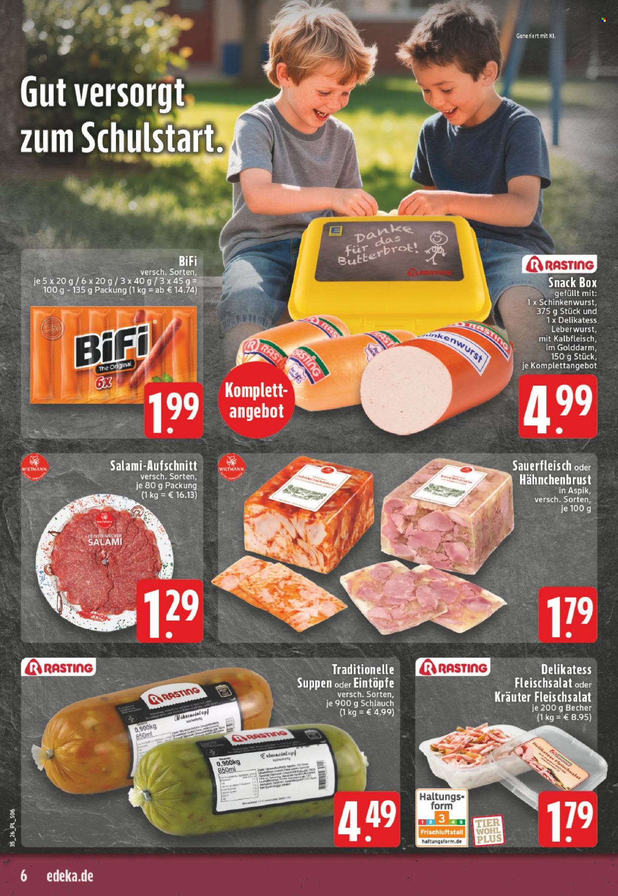 Edeka Prospekte  - 24.08.2026 - 29.08.2026. Seite 6