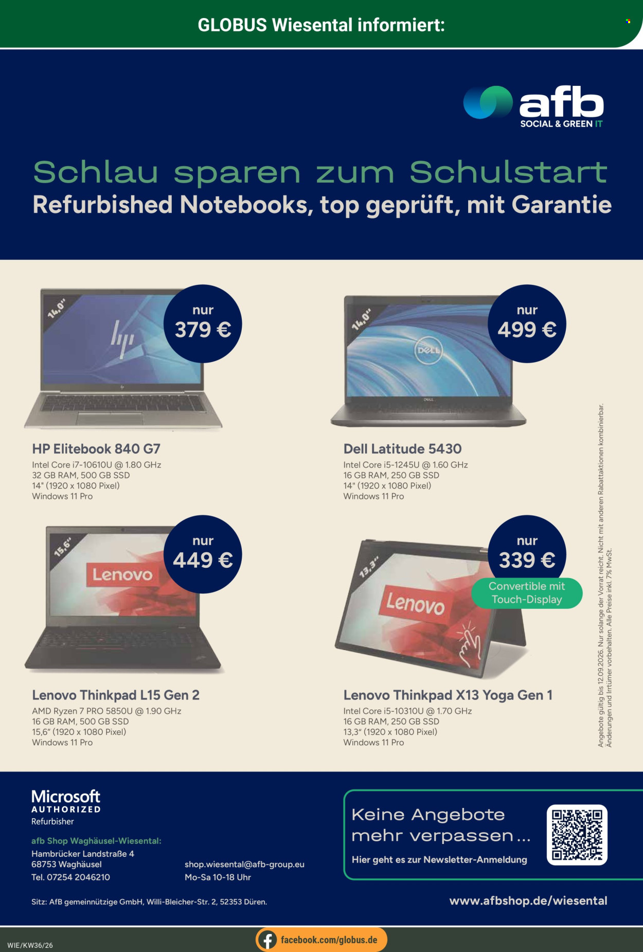 Globus Prospekte  - 31.08.2026 - 5.09.2026. Seite 26