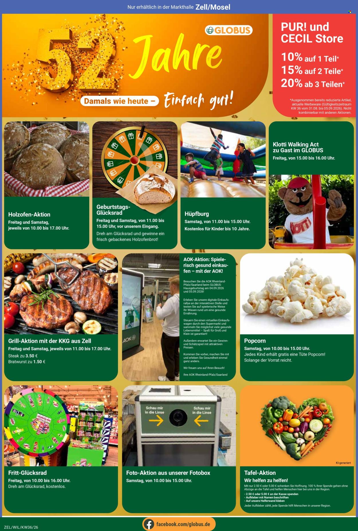 Globus Prospekte  - 31.08.2026 - 5.09.2026. Seite 2