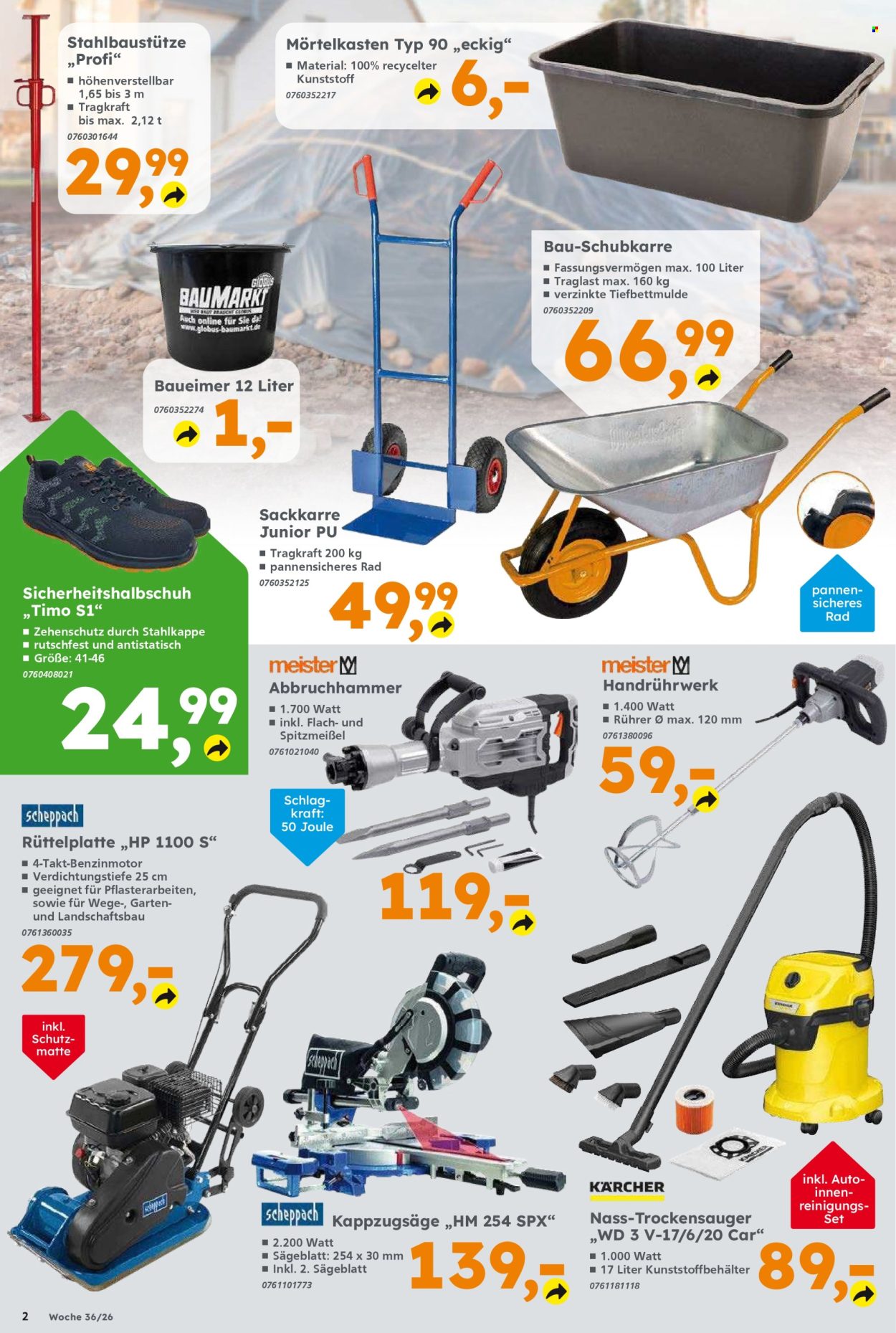 Globus Baumarkt Prospekte  - 31.08.2026 - 5.09.2026. Seite 2