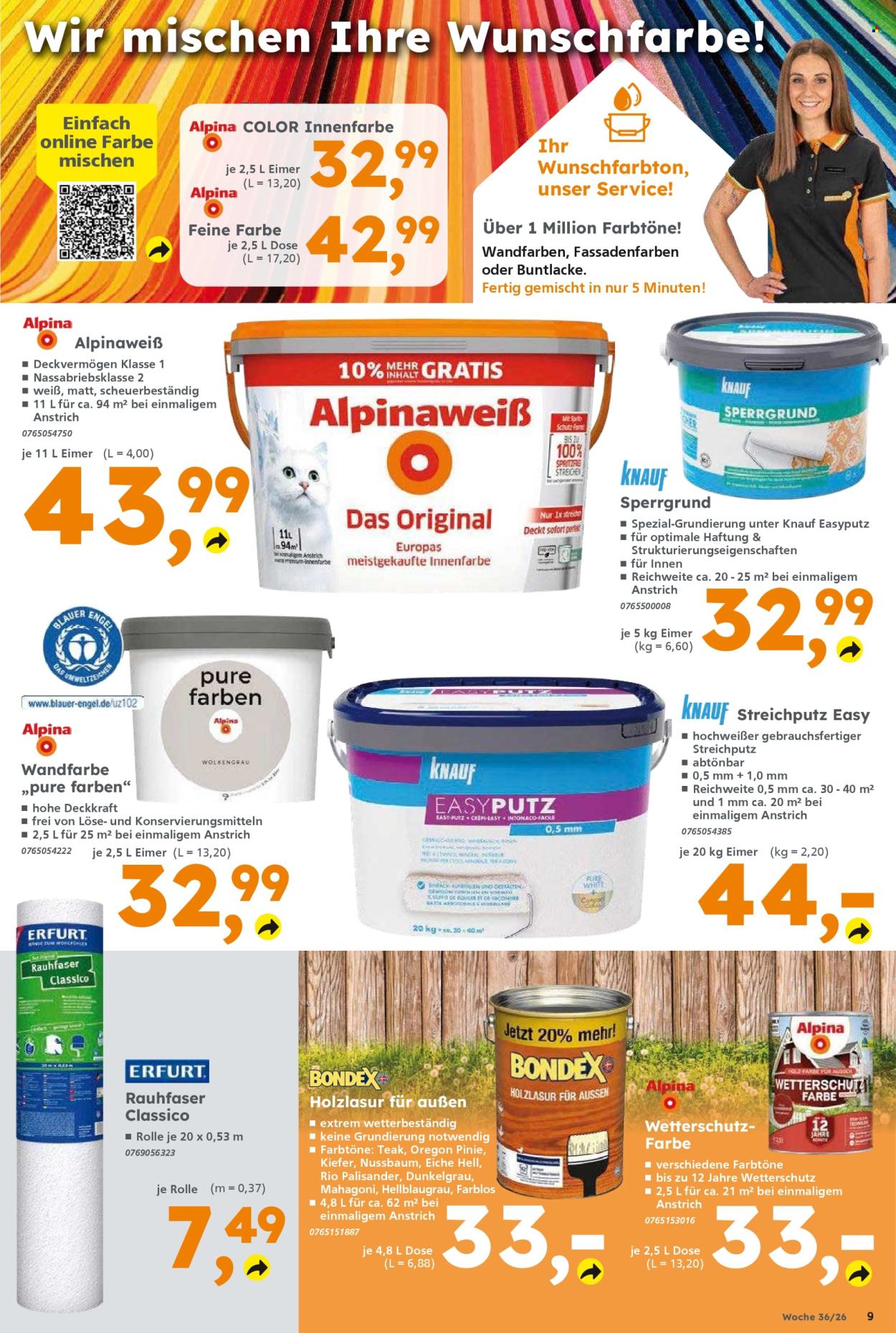 Globus Baumarkt Prospekte  - 31.08.2026 - 5.09.2026. Seite 9