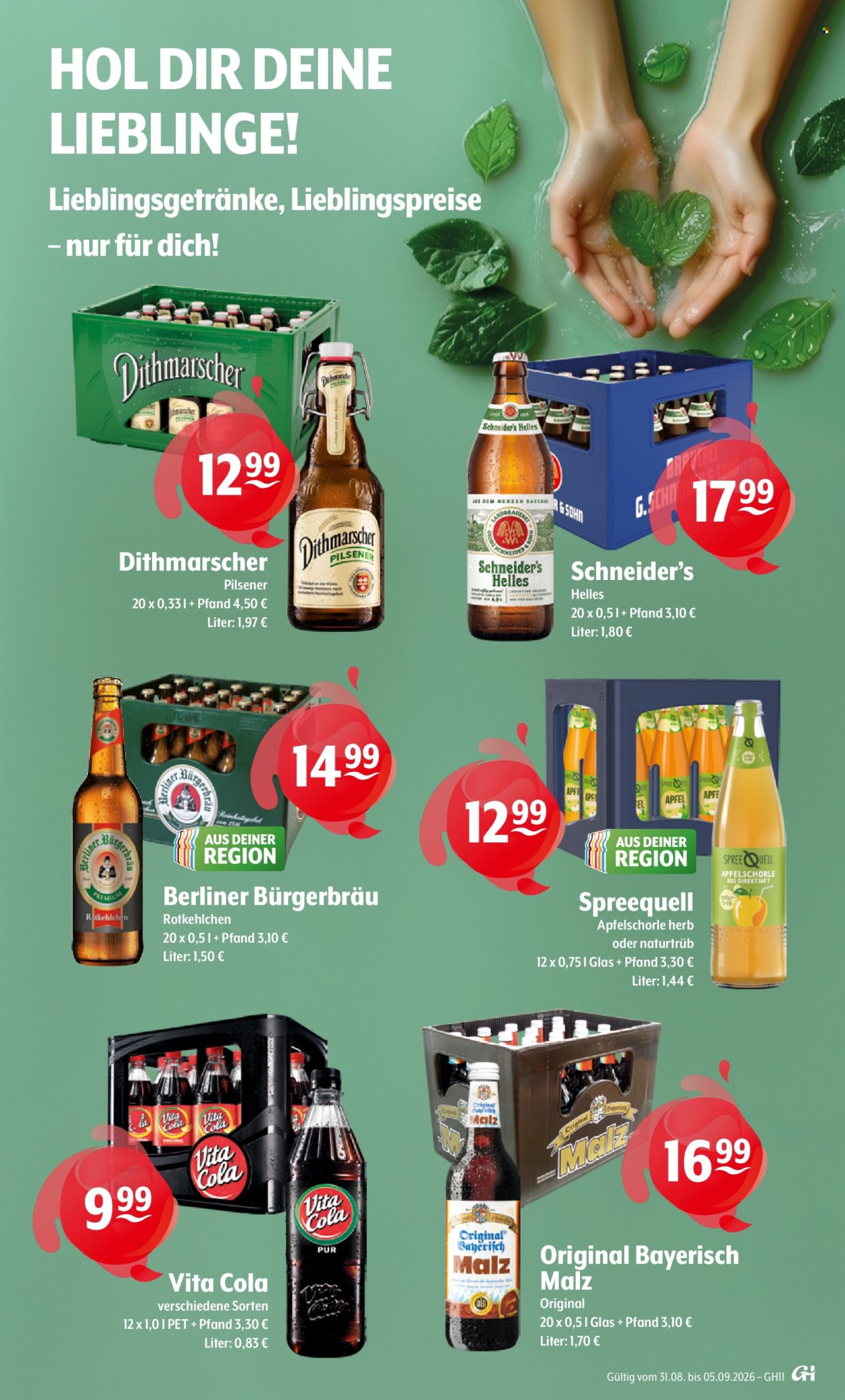 Getränke Hoffmann Prospekte  - 31.08.2026 - 5.09.2026. Seite 9